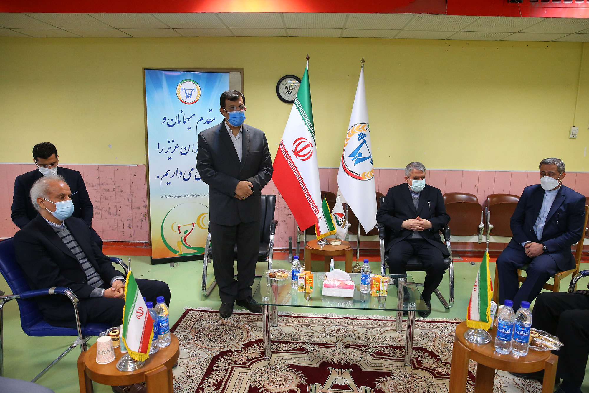 بازدید مسئولین کمیته ملی المپیک از فدراسیون های اسکیت، وزنه برداری، بسکتبال، ووشو و ورزش های سه گانه 19