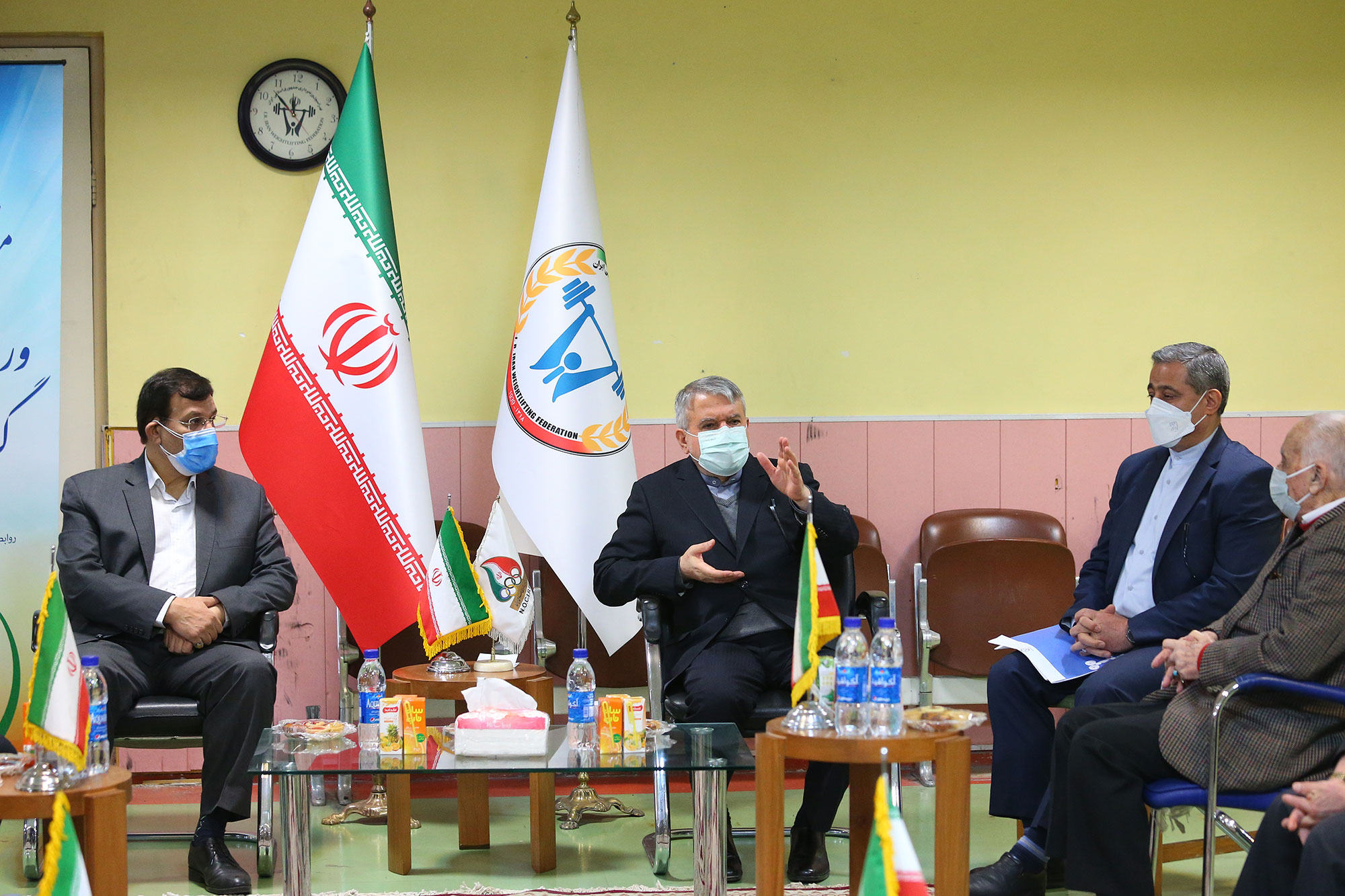 بازدید مسئولین کمیته ملی المپیک از فدراسیون های اسکیت، وزنه برداری، بسکتبال، ووشو و ورزش های سه گانه 21