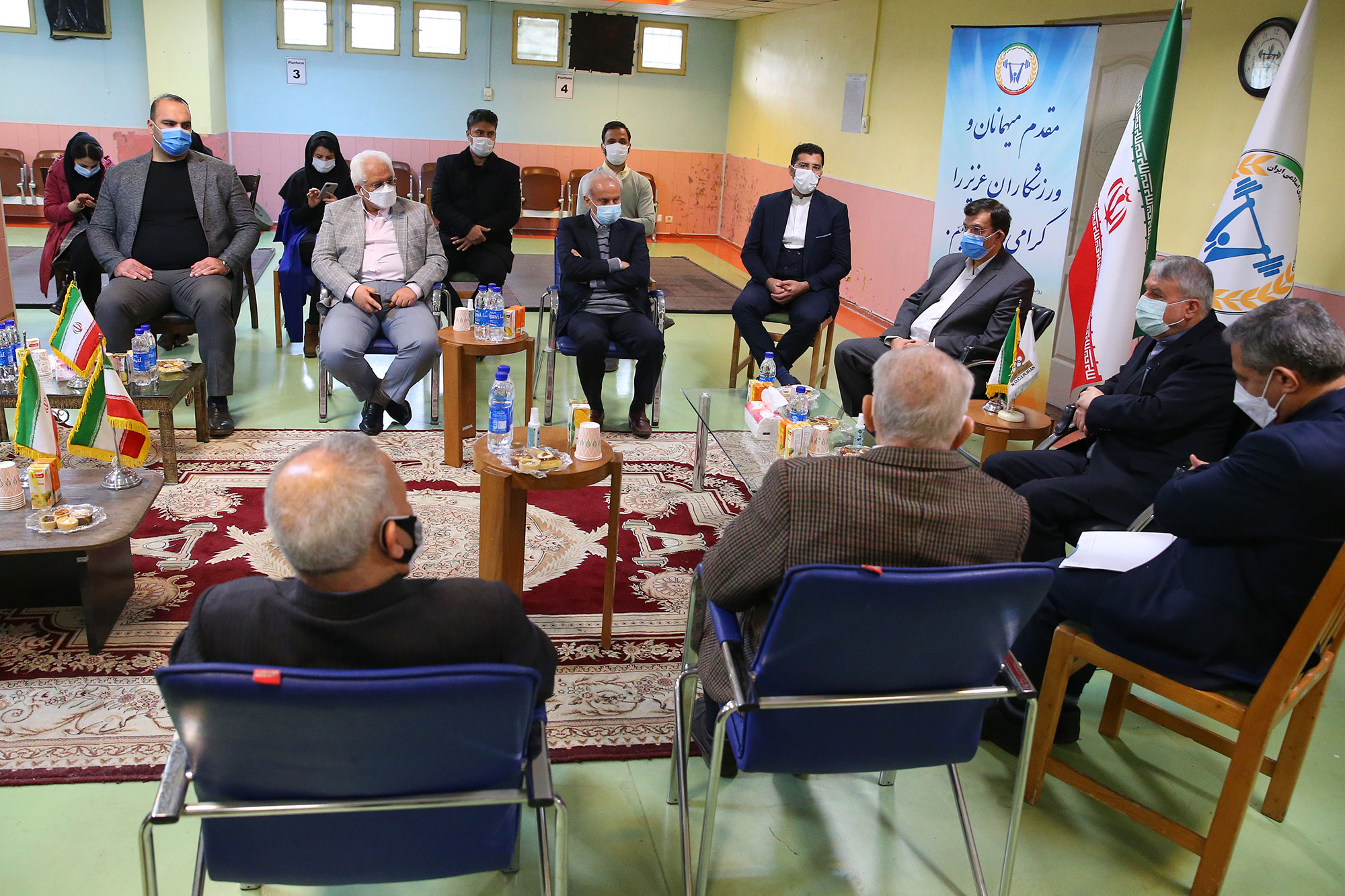 بازدید مسئولین کمیته ملی المپیک از فدراسیون های اسکیت، وزنه برداری، بسکتبال، ووشو و ورزش های سه گانه 29