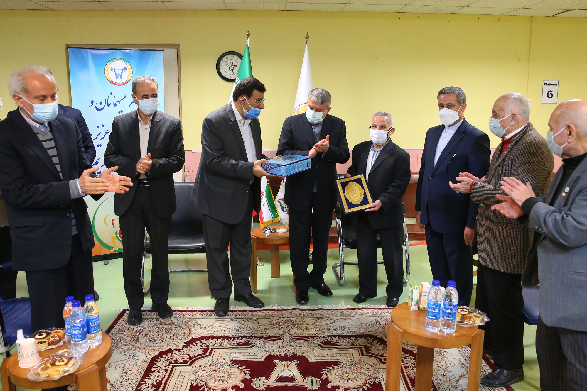 بازدید مسئولین کمیته ملی المپیک از فدراسیون های اسکیت، وزنه برداری، بسکتبال، ووشو و ورزش های سه گانه 33