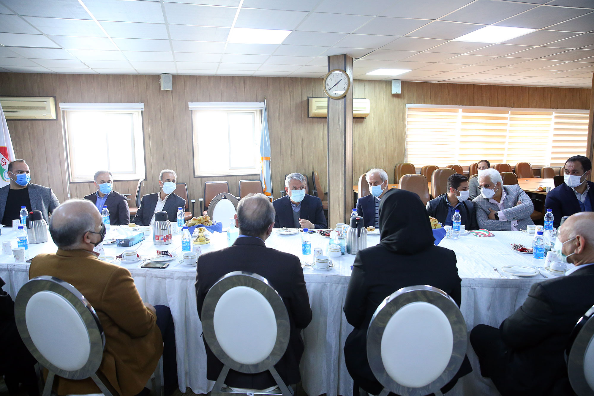 بازدید مسئولین کمیته ملی المپیک از فدراسیون های اسکیت، وزنه برداری، بسکتبال، ووشو و ورزش های سه گانه 44