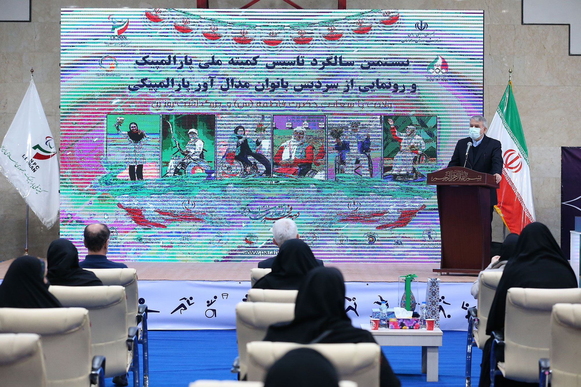 مراسم رونمایی از تندیس المپین های بازیهای پارالمپیک 23