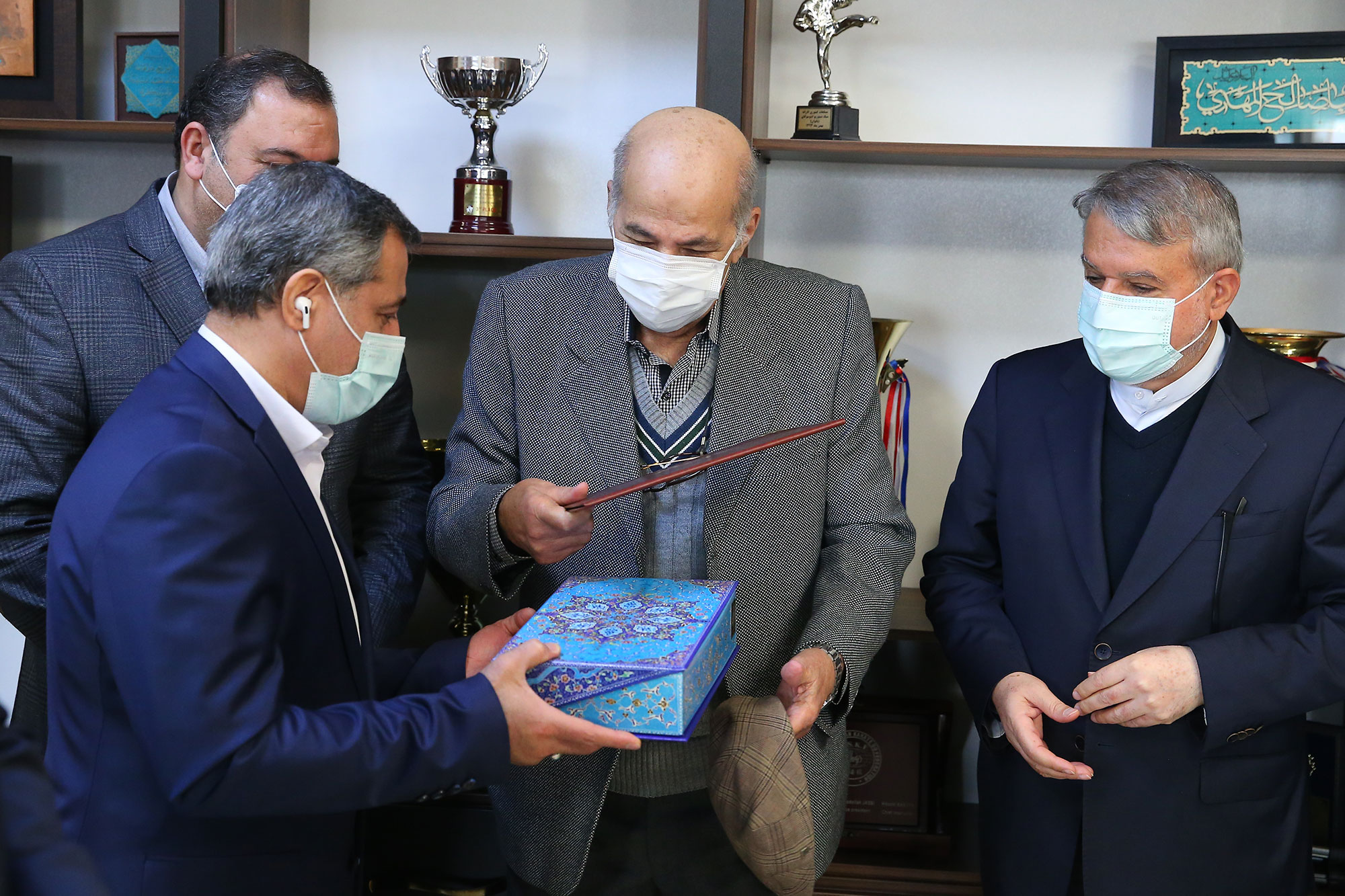 بازدید مسئولین کمیته ملی المپیک از فدراسیون های کاراته و تکواندو 12