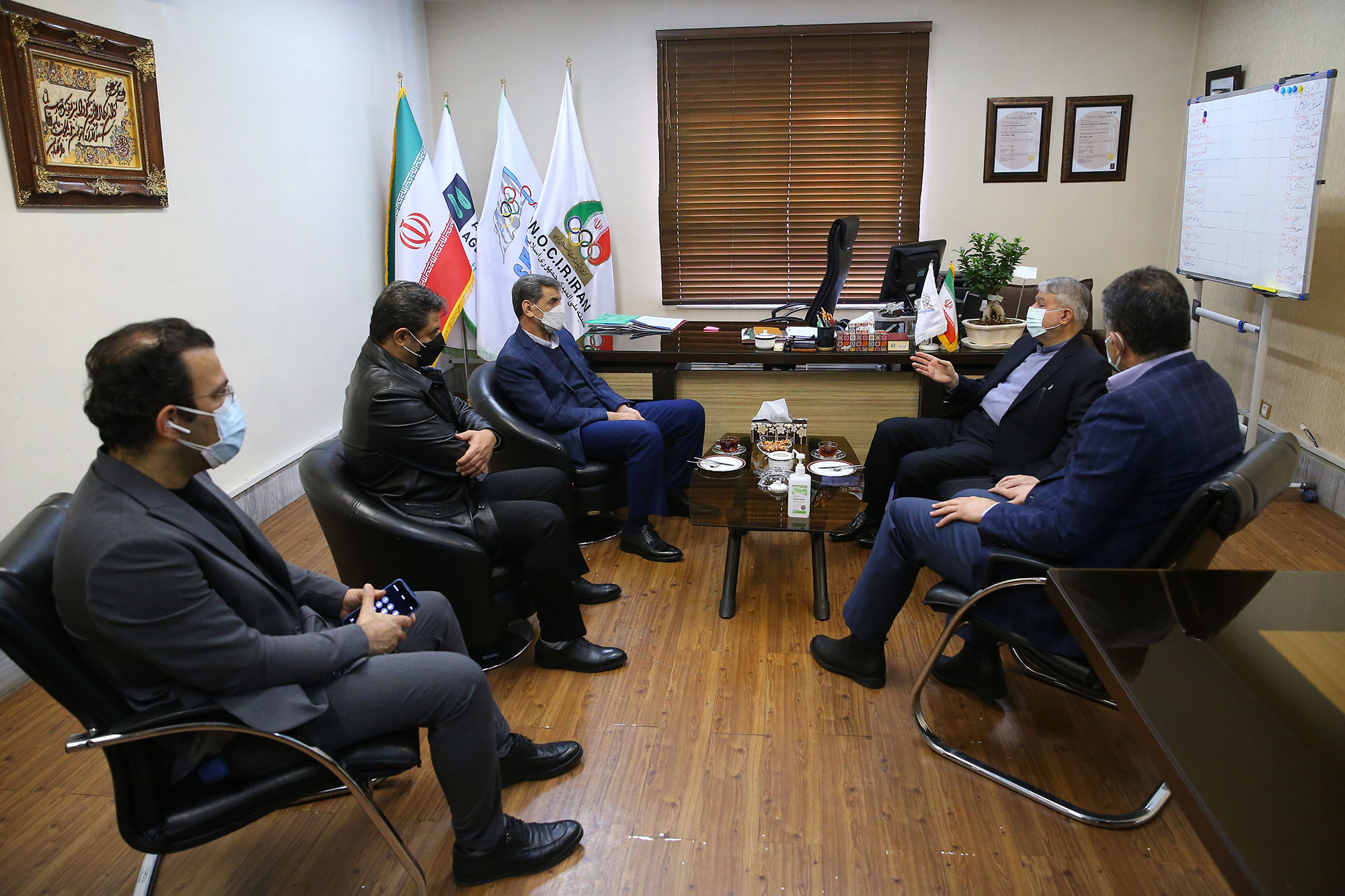 بازدید مسئولین کمیته ملی المپیک از فدراسیون های پزشکی ورزشی،پرورش اندام،نجات غریق و انجمن ورزش های رزمی 1