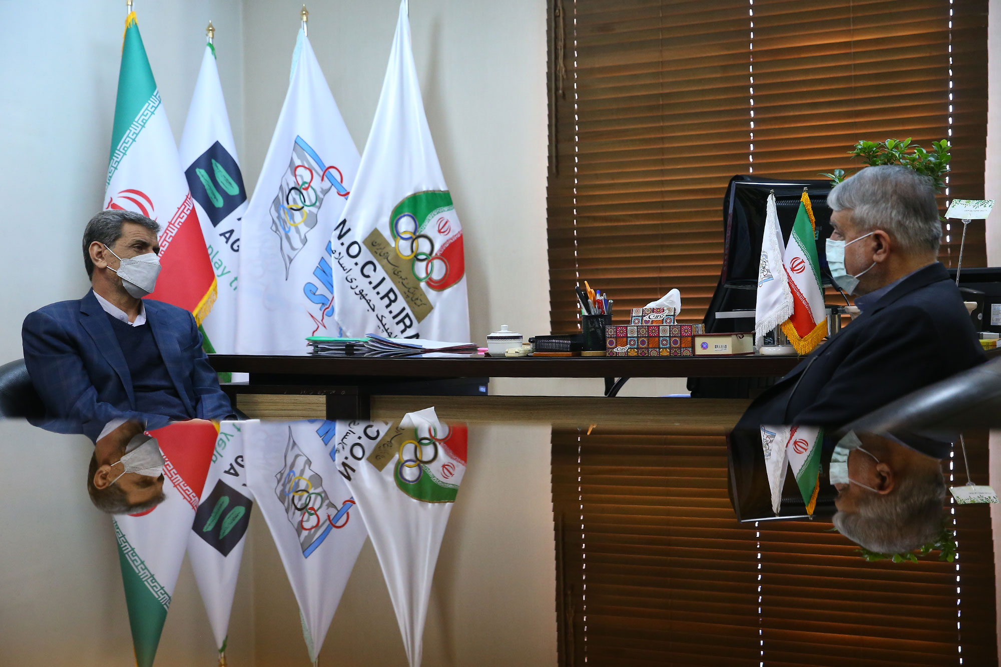 بازدید مسئولین کمیته ملی المپیک از فدراسیون های پزشکی ورزشی،پرورش اندام،نجات غریق و انجمن ورزش های رزمی 33