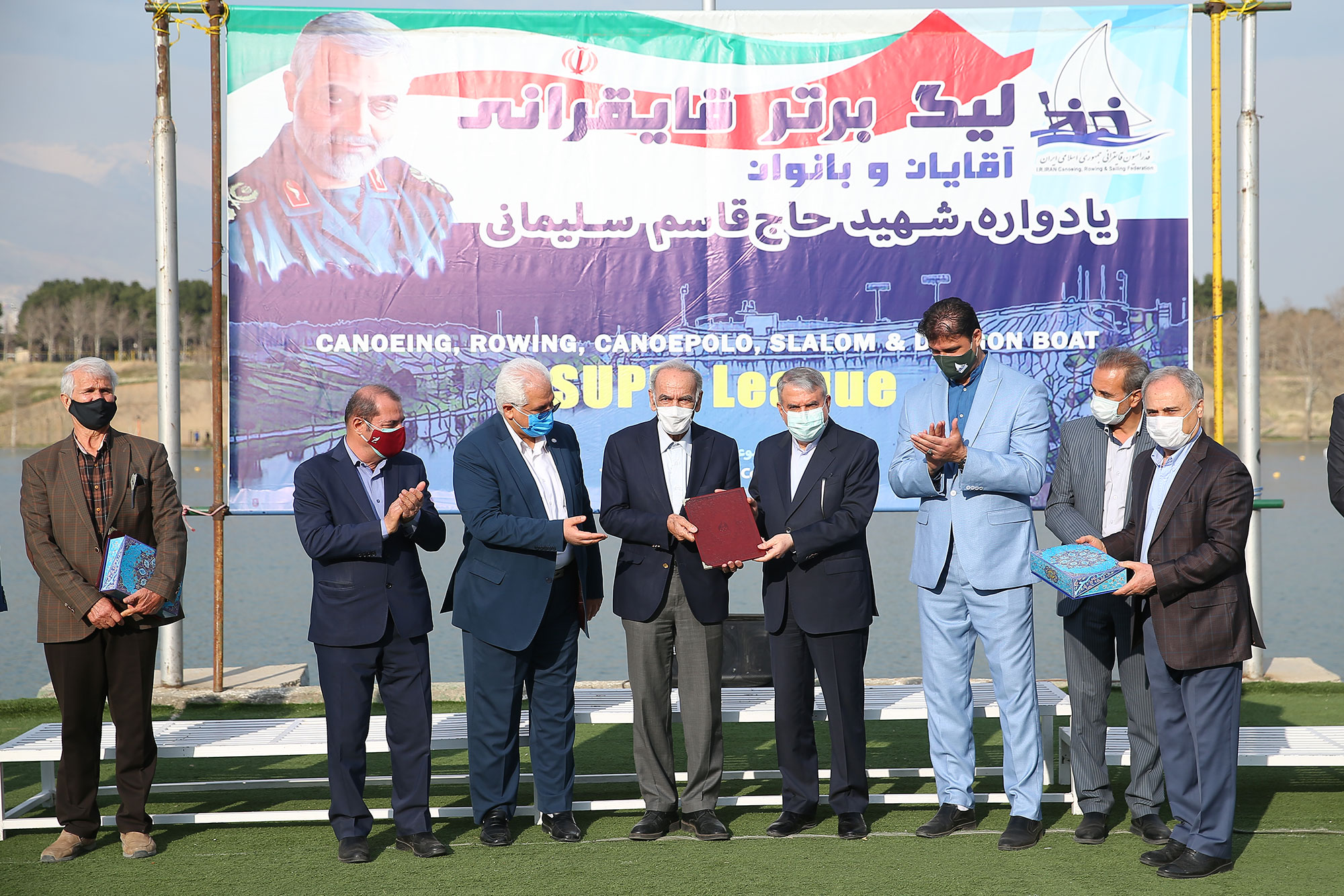 مراسم اختتامیه مسابقات لیگ برتر قایقرانی کشور 5
