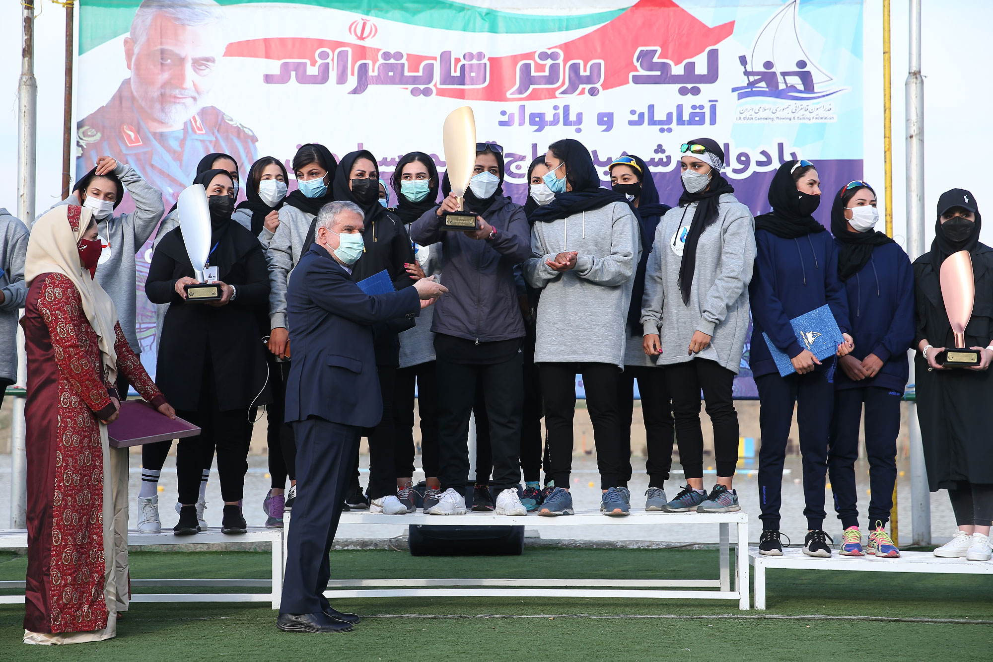 مراسم اختتامیه مسابقات لیگ برتر قایقرانی کشور 8