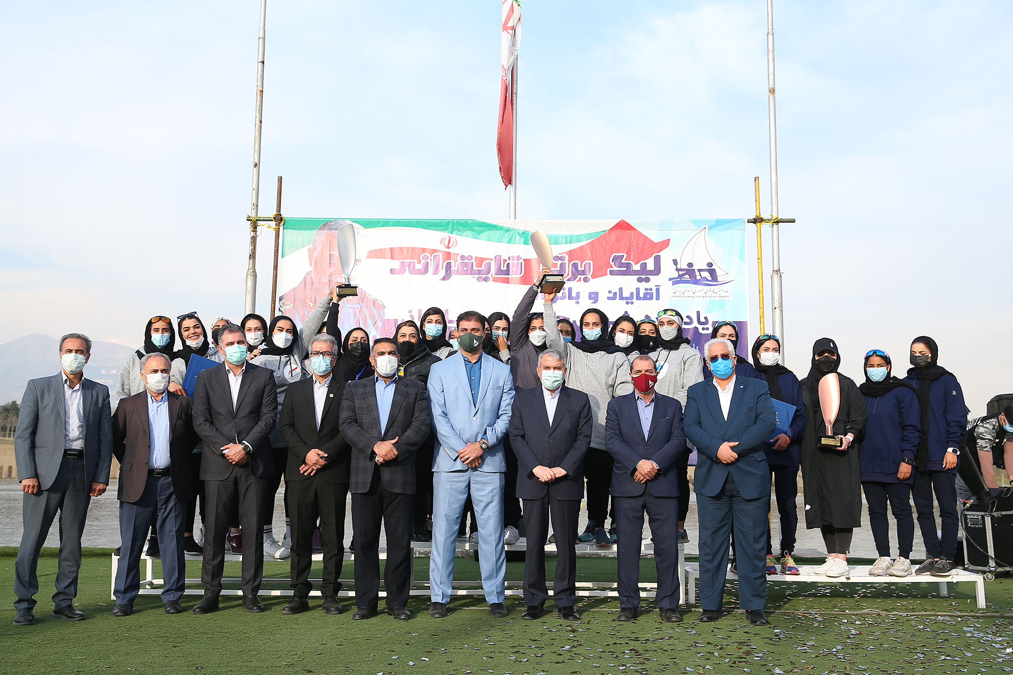 مراسم اختتامیه مسابقات لیگ برتر قایقرانی کشور 9