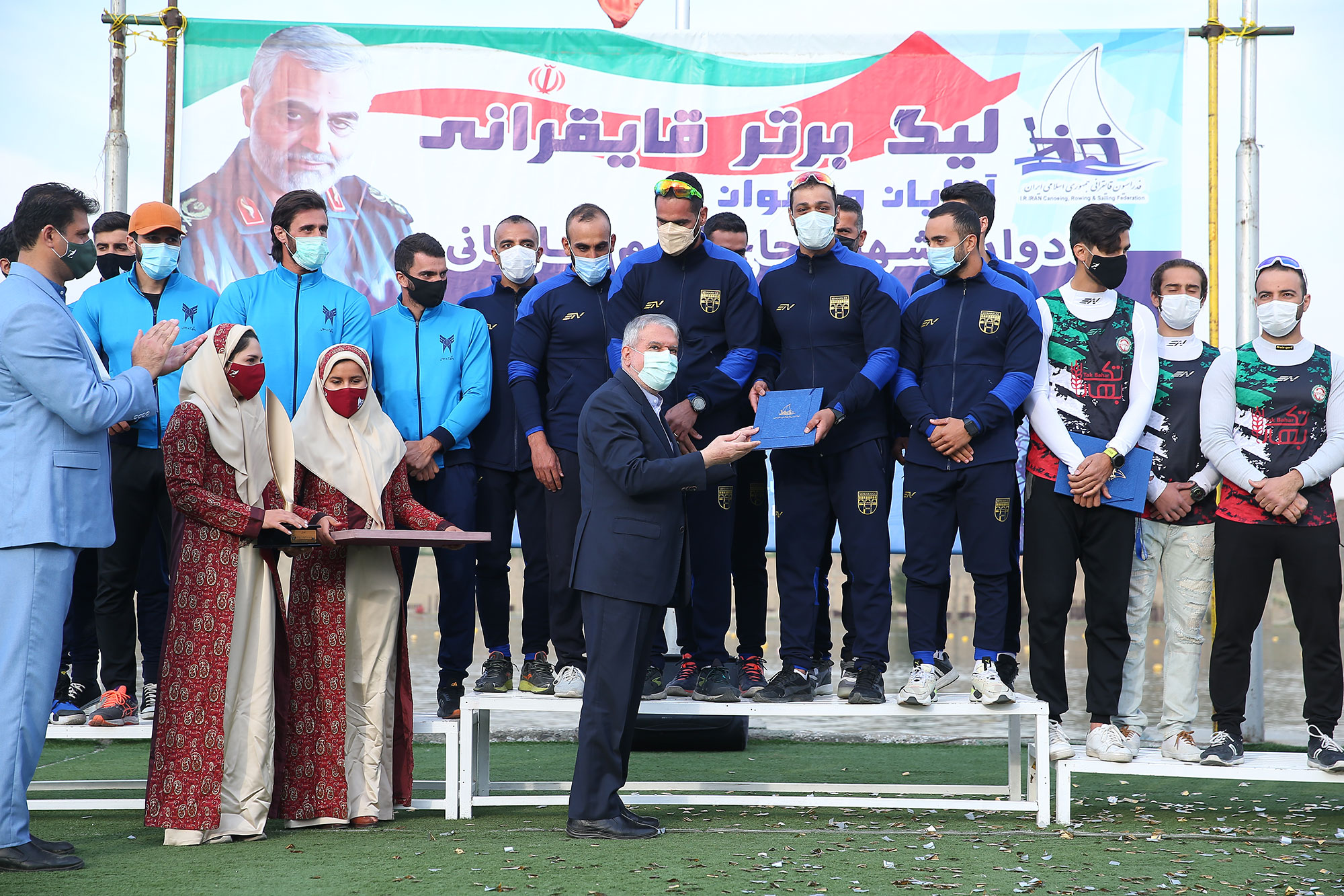 مراسم اختتامیه مسابقات لیگ برتر قایقرانی کشور 10