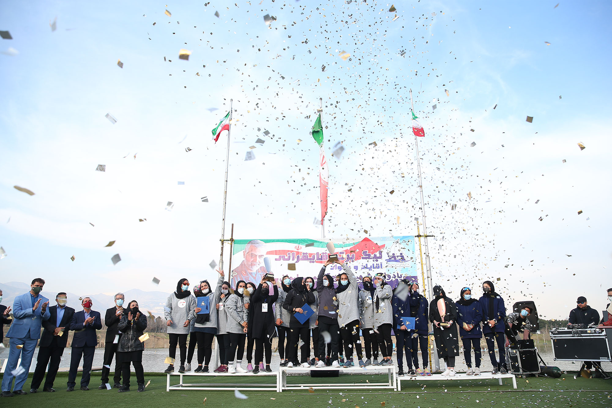 مراسم اختتامیه مسابقات لیگ برتر قایقرانی کشور 12