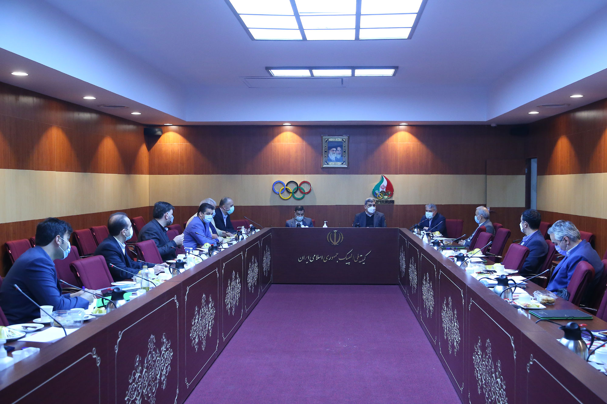 جلسه هیئت رییسه فدراسیون شنا،شیرجه و واترپولو 1