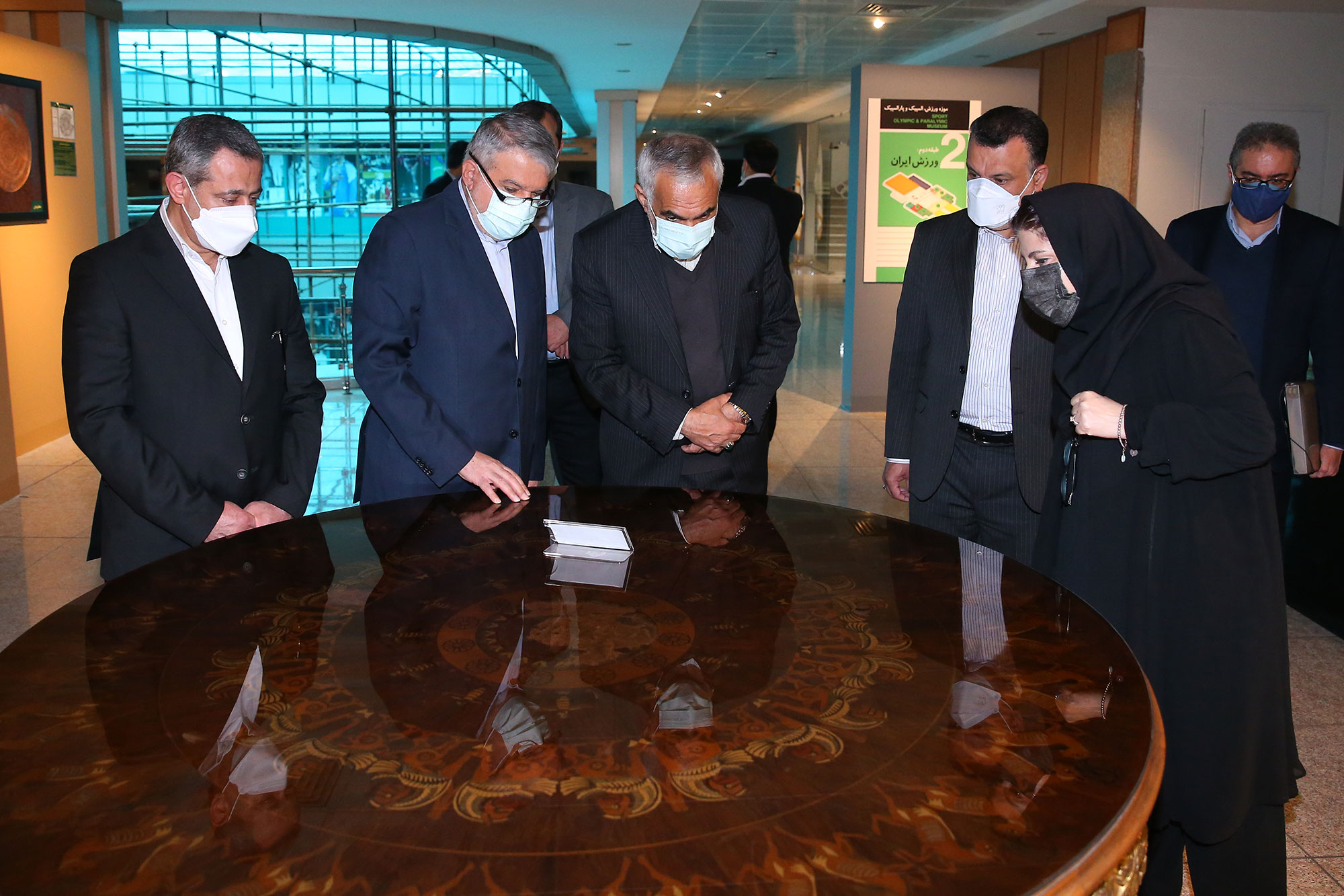 بازدید معاون وزیر کار از موزه ملی ورزش،المپیک و پارالمپیک 4