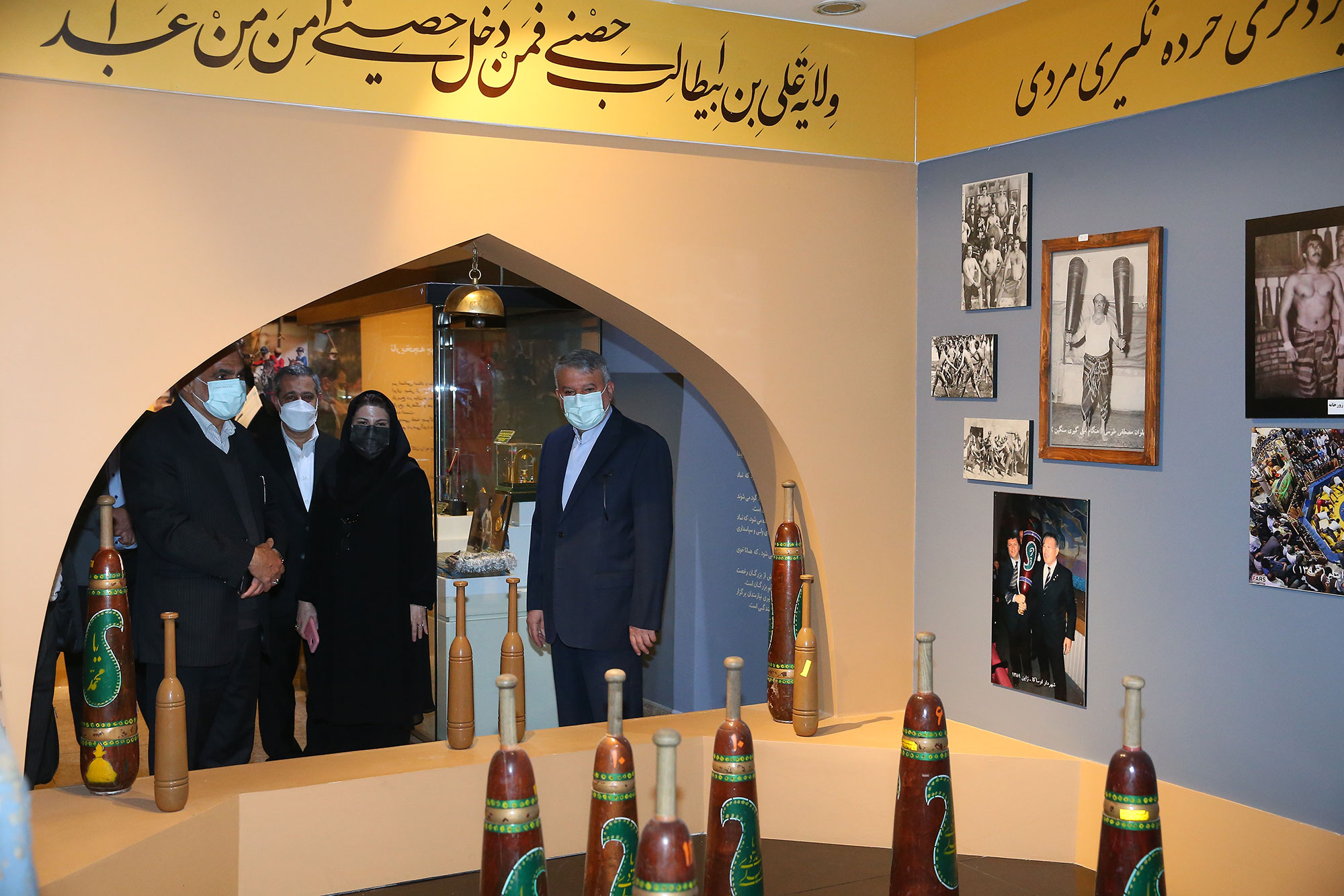 بازدید معاون وزیر کار از موزه ملی ورزش،المپیک و پارالمپیک 7