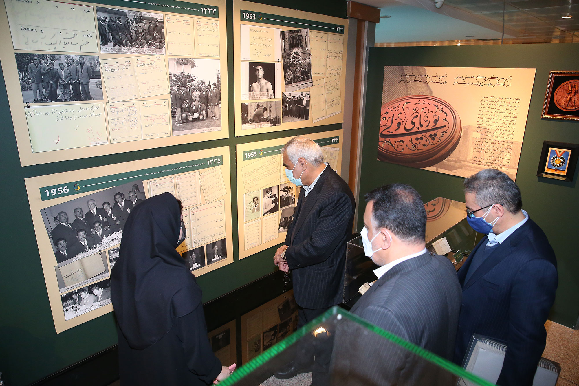 بازدید معاون وزیر کار از موزه ملی ورزش،المپیک و پارالمپیک 11