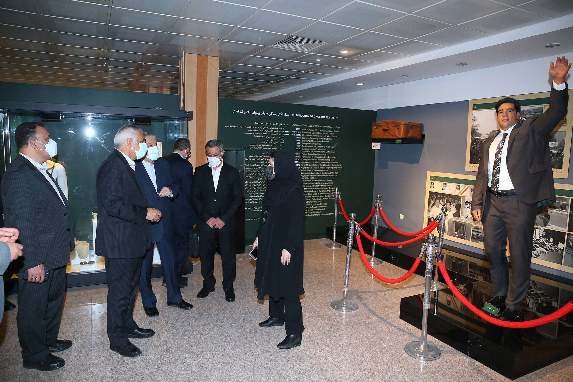 بازدید معاون وزیر کار از موزه ملی ورزش،المپیک و پارالمپیک 13