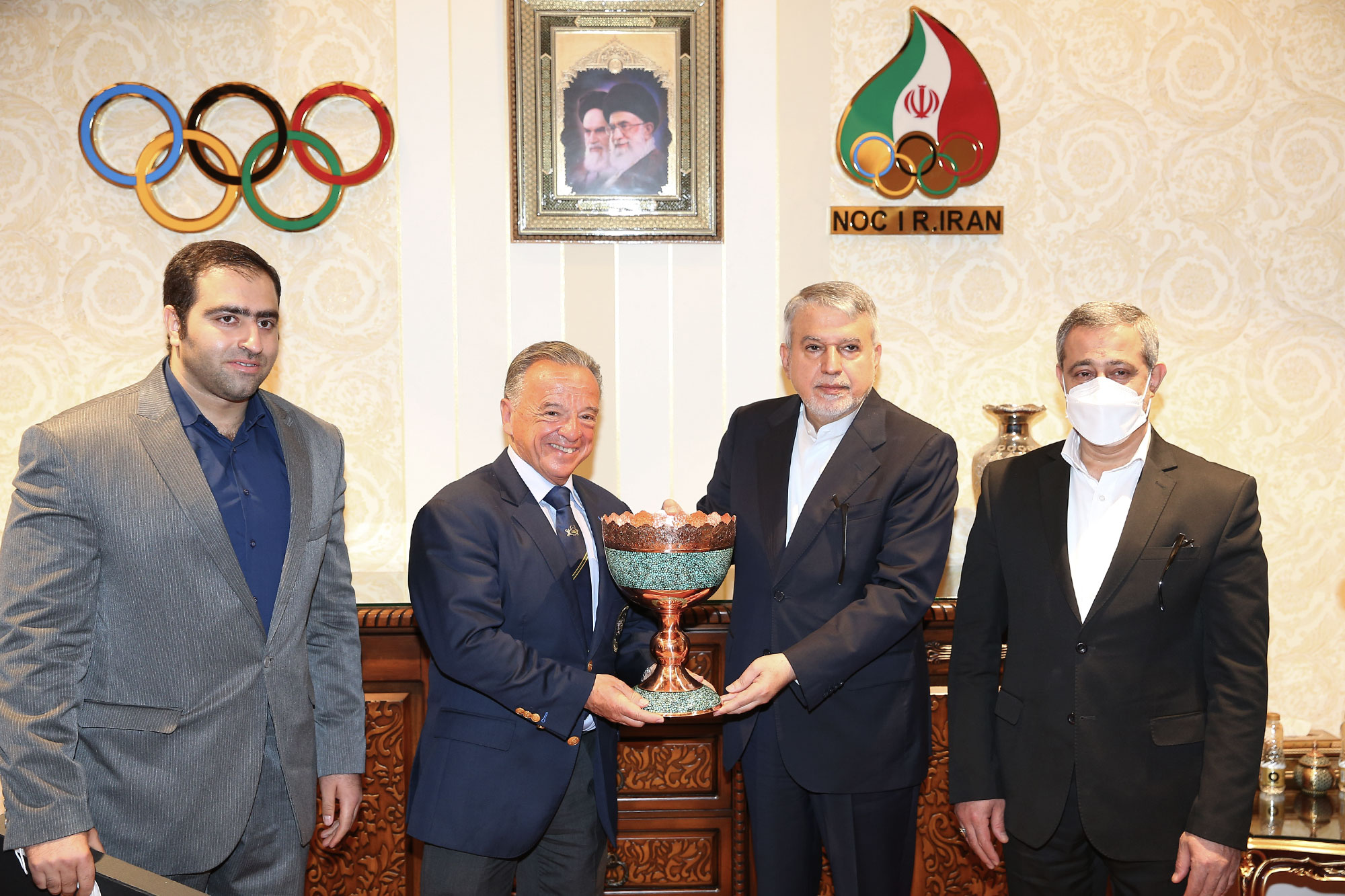 دیدار ریاست کمیته ملی المپیک با رییس فدراسیون جهانی پرورش اندام 18