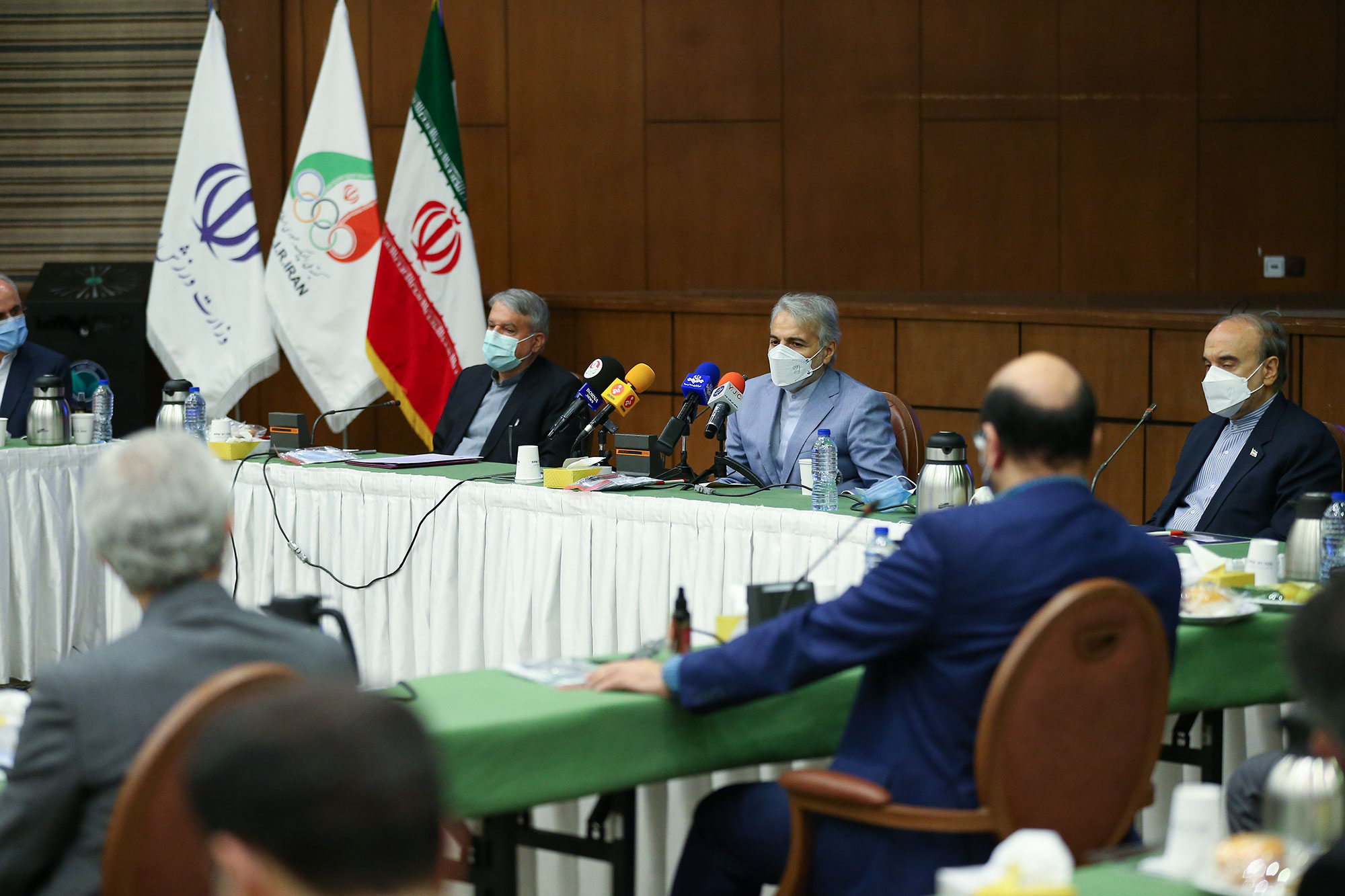 بازدید دکتر نوبخت از اردو تیم ملی کشتی فرنگی و نشست صمیمانه با روسای فدراسیون های ورزشی 24