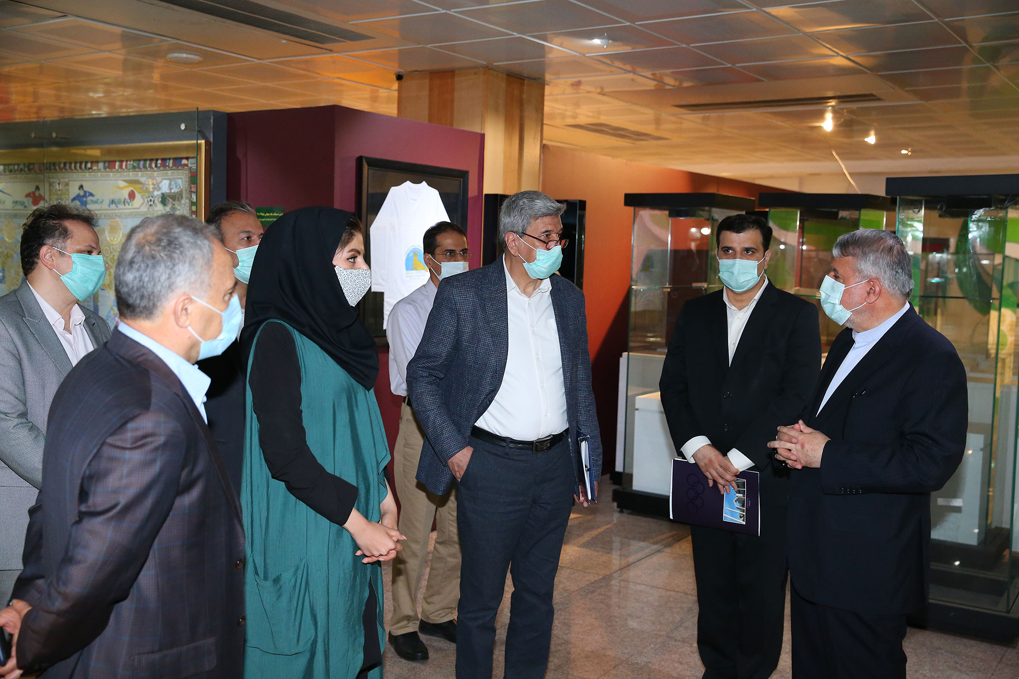 بازدید ریاست دانشگاه علوم تحقیقات و فناوری از موزه ملی ورزش و امضا تفاهم نامه همکاری با کمیته ملی المپیک 6