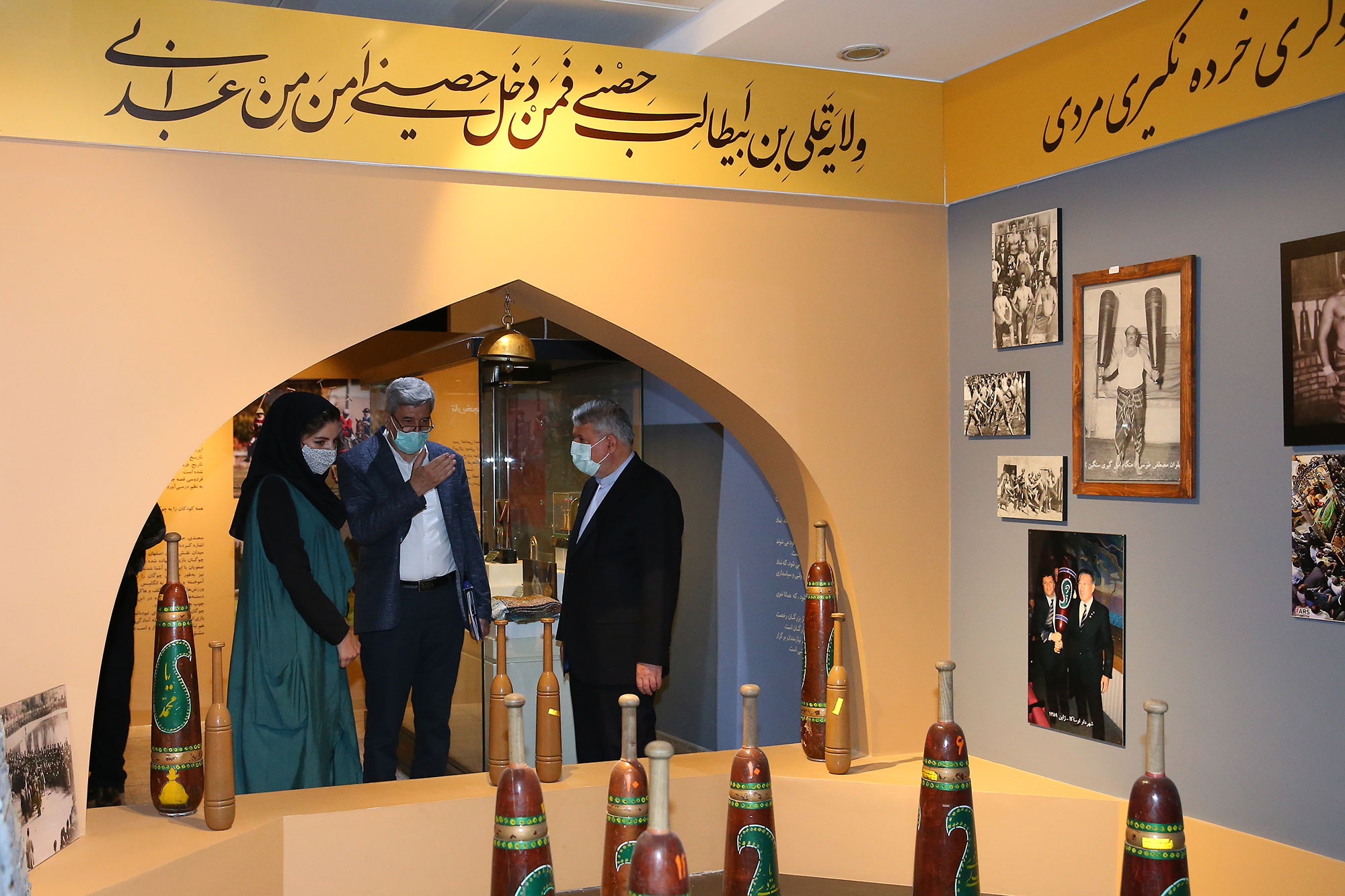 بازدید ریاست دانشگاه علوم تحقیقات و فناوری از موزه ملی ورزش و امضا تفاهم نامه همکاری با کمیته ملی المپیک 8