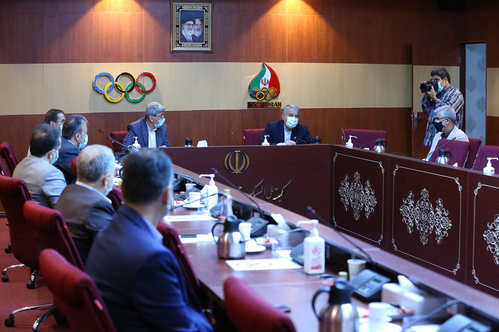 بازدید ریاست دانشگاه علوم تحقیقات و فناوری از موزه ملی ورزش و امضا تفاهم نامه همکاری با کمیته ملی المپیک 15