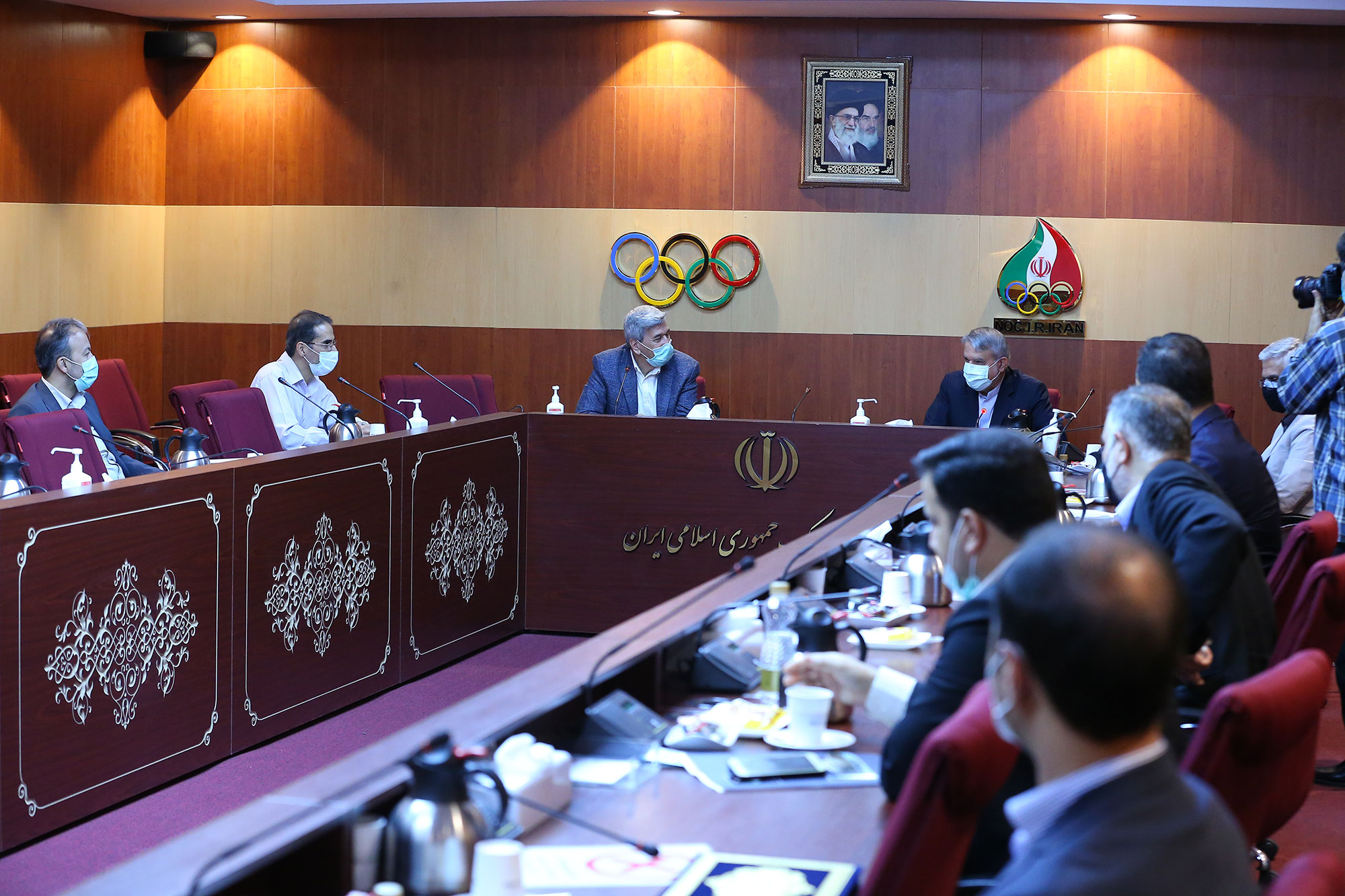 بازدید ریاست دانشگاه علوم تحقیقات و فناوری از موزه ملی ورزش و امضا تفاهم نامه همکاری با کمیته ملی المپیک 16