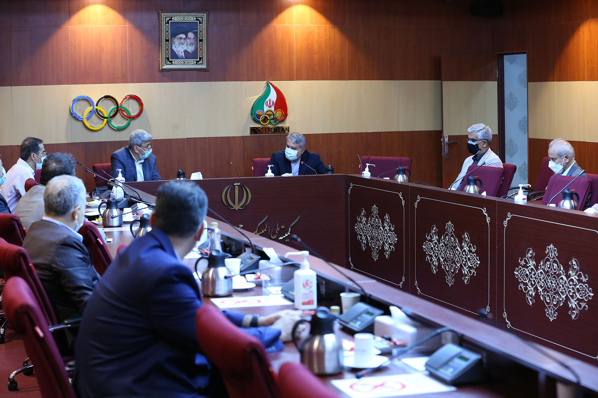 بازدید ریاست دانشگاه علوم تحقیقات و فناوری از موزه ملی ورزش و امضا تفاهم نامه همکاری با کمیته ملی المپیک 19