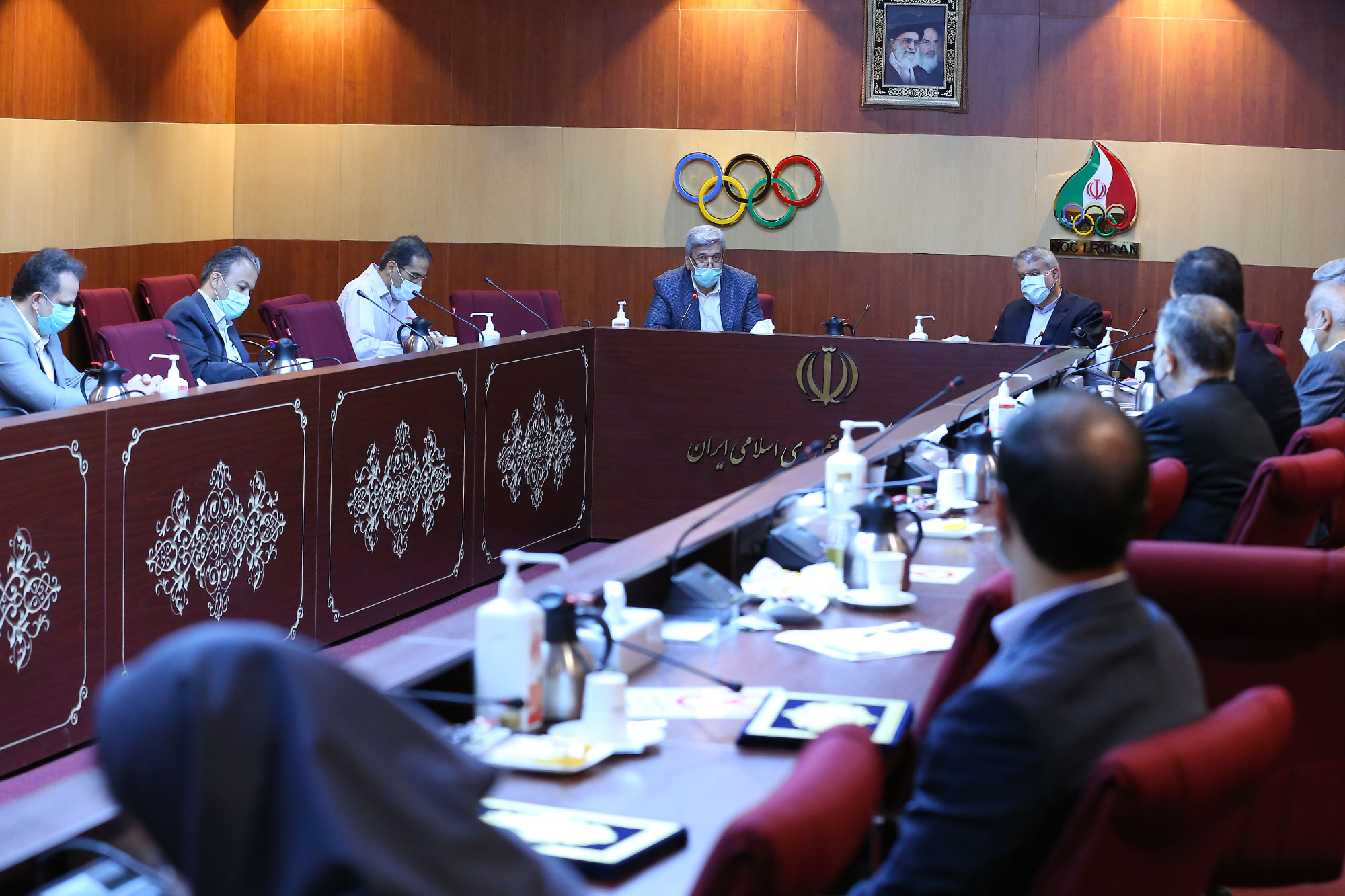 بازدید ریاست دانشگاه علوم تحقیقات و فناوری از موزه ملی ورزش و امضا تفاهم نامه همکاری با کمیته ملی المپیک 22