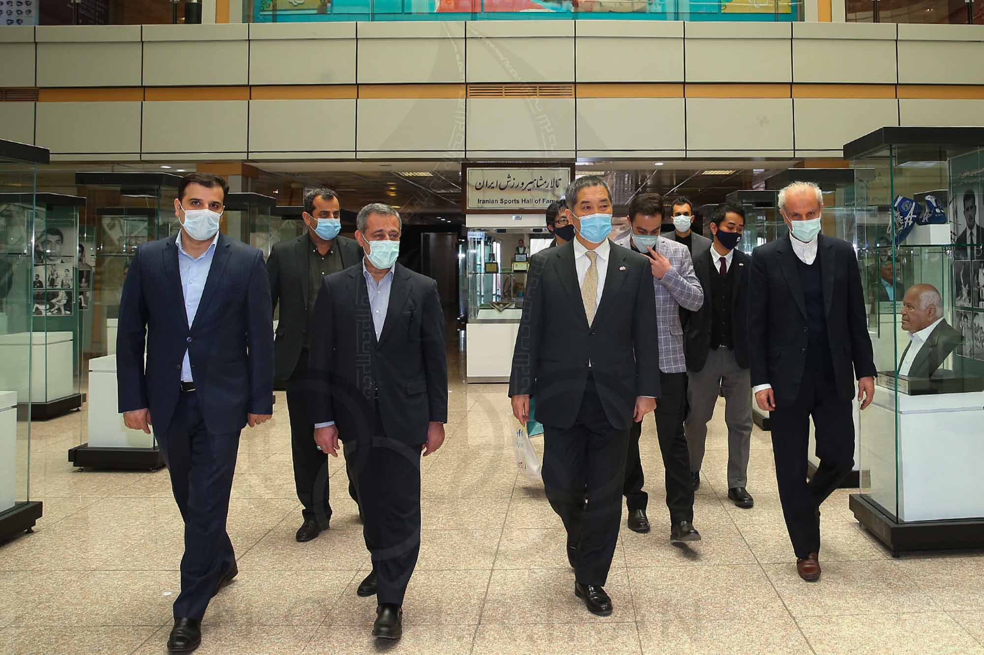 بازدیدها از موزه ملی ورزش