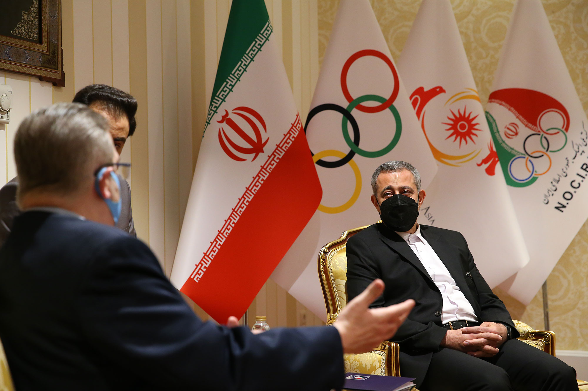 دیدار دبیرکل کمیته ملی المپیک با رییس فدراسیون جهانی پرورش اندام 7