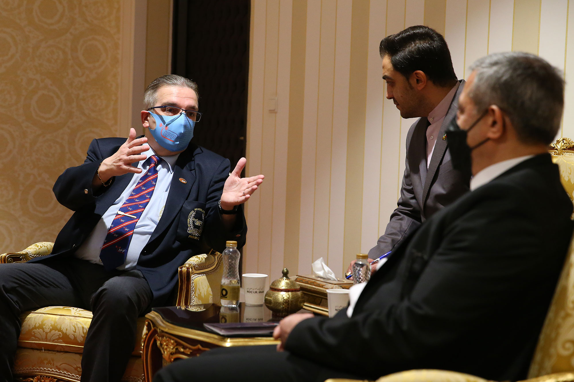 دیدار دبیرکل کمیته ملی المپیک با رییس فدراسیون جهانی پرورش اندام 8