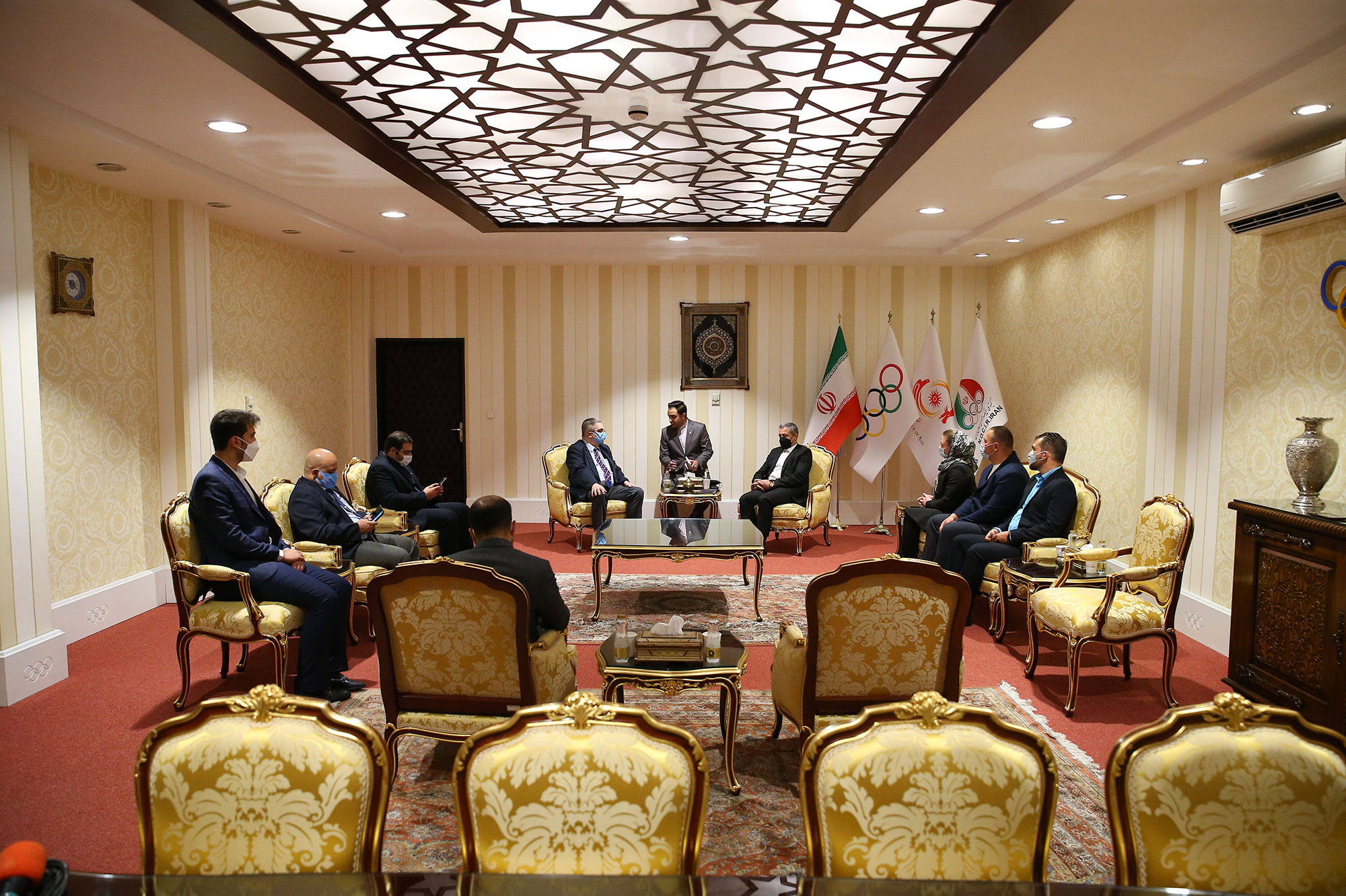 دیدار دبیرکل کمیته ملی المپیک با رییس فدراسیون جهانی پرورش اندام 9