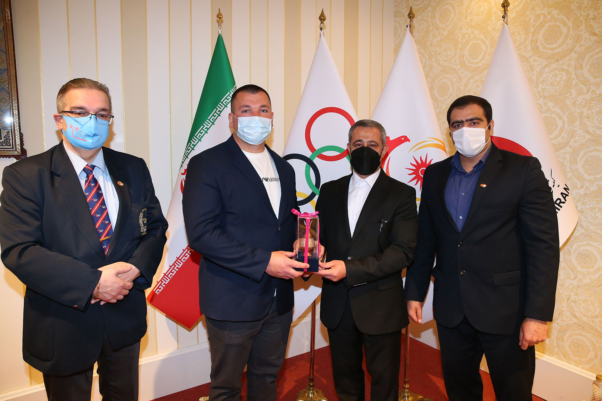 دیدار دبیرکل کمیته ملی المپیک با رییس فدراسیون جهانی پرورش اندام 12