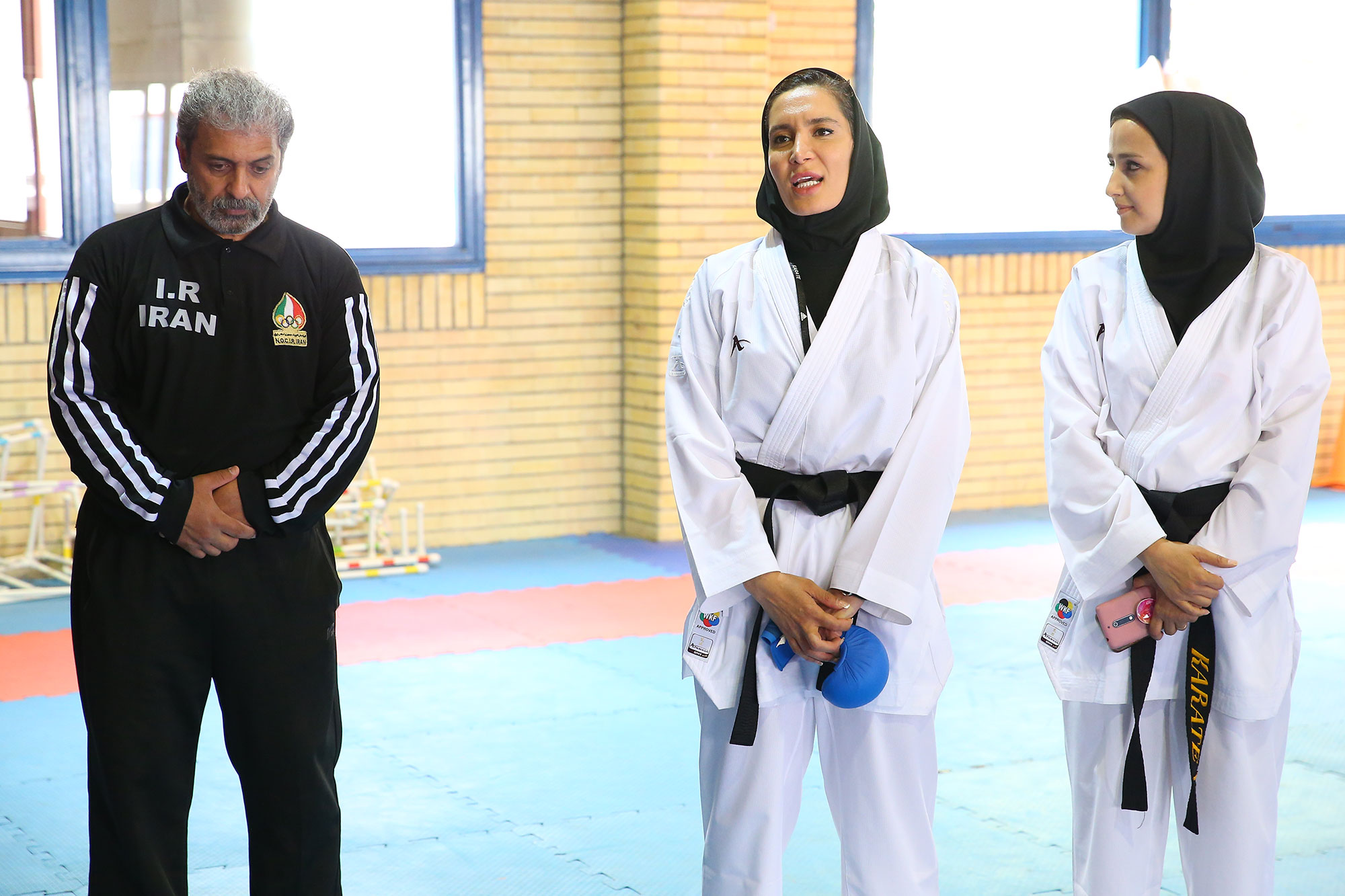 بازدید مسولان کمیته ملی المپیک از اردو تیم ملی کاراته بانوان 2