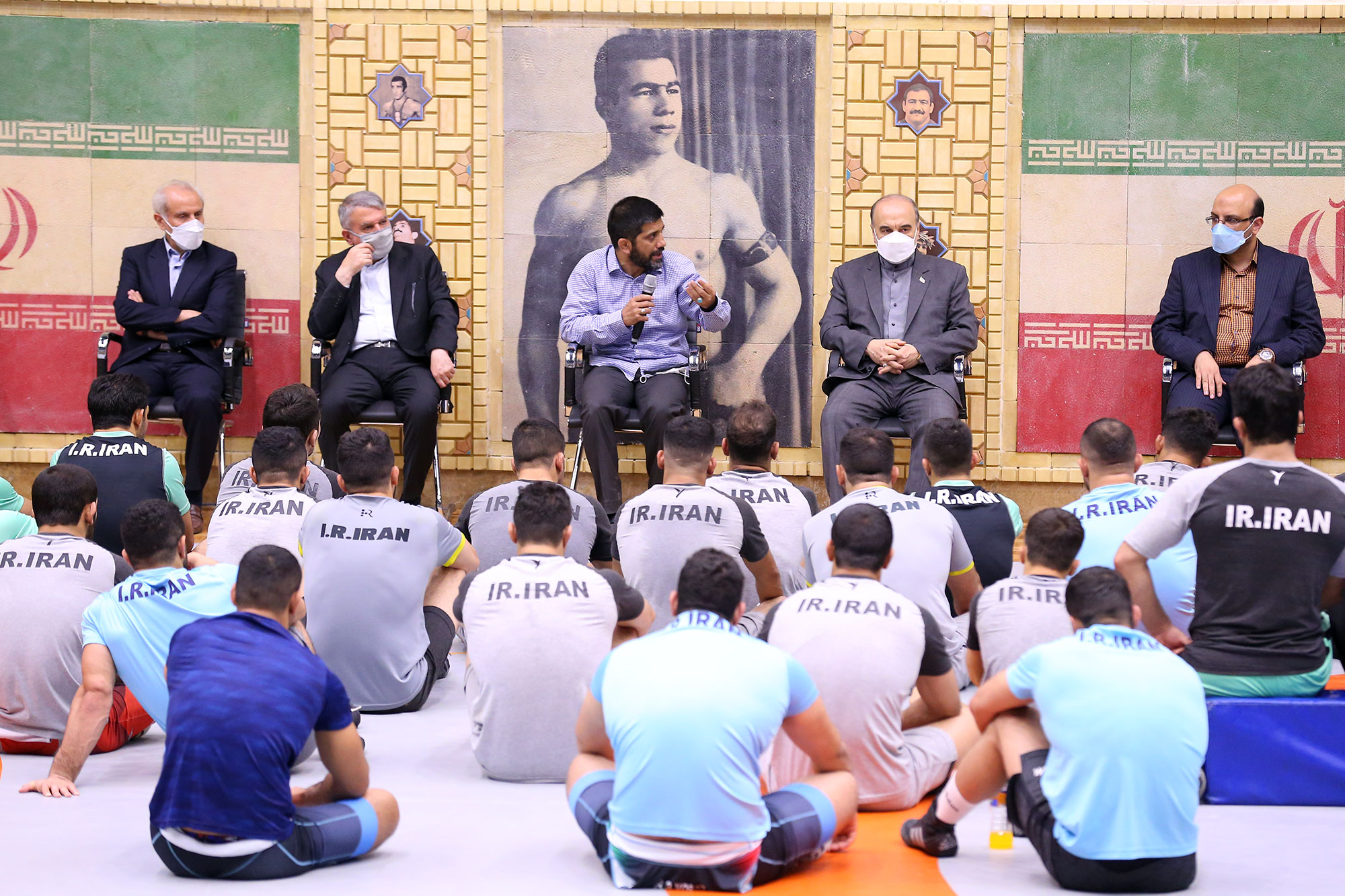 بازدید از اردو تیم ملی کشتی و والیبال 1