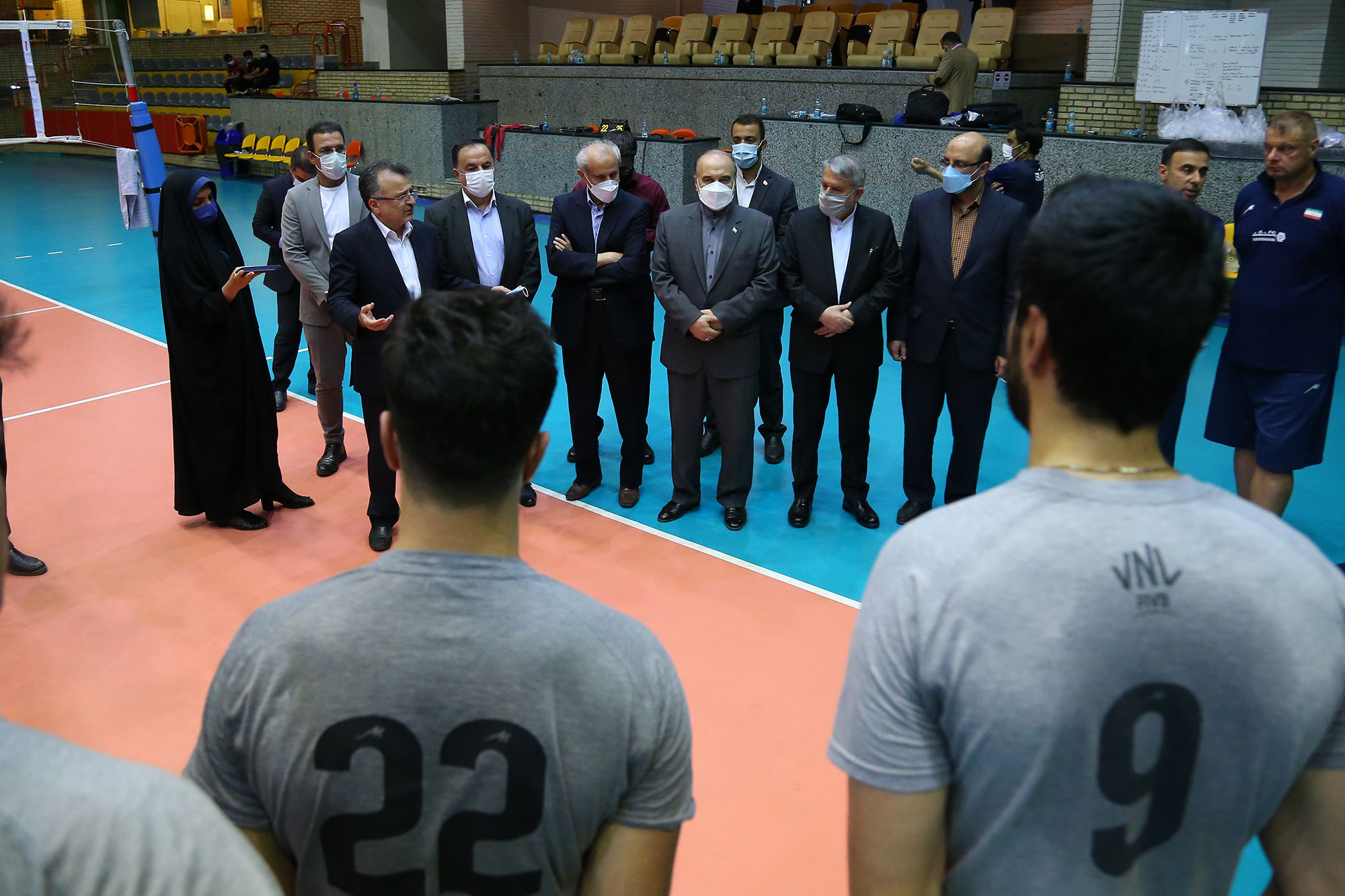 بازدید از اردو تیم ملی کشتی و والیبال 6