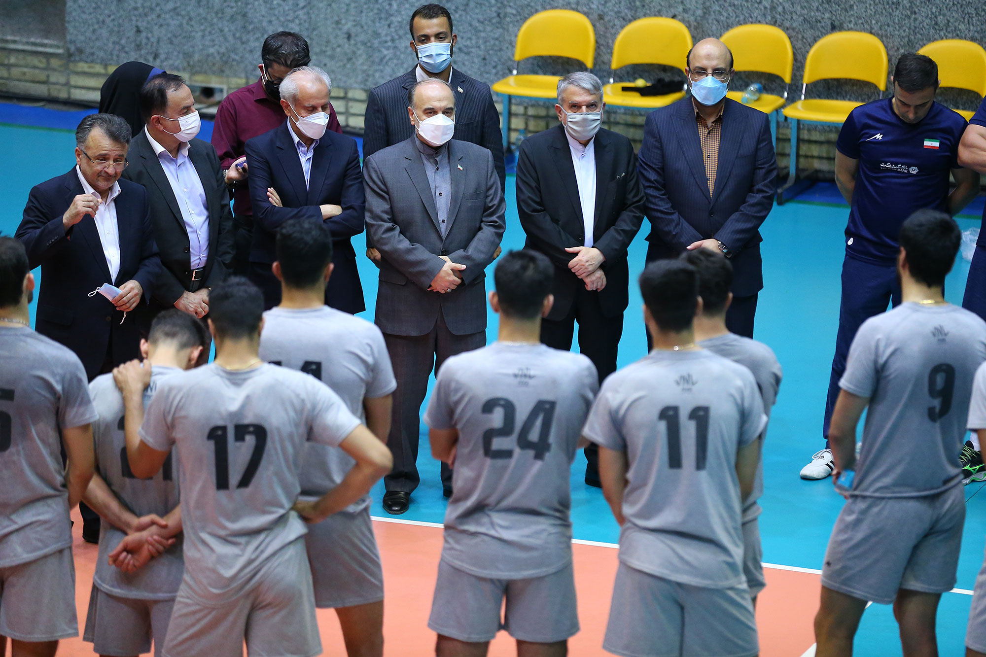 بازدید از اردو تیم ملی کشتی و والیبال 7