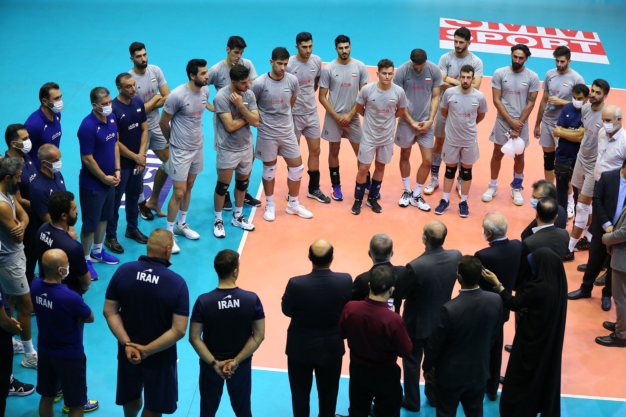 بازدید از اردو تیم ملی کشتی و والیبال 9