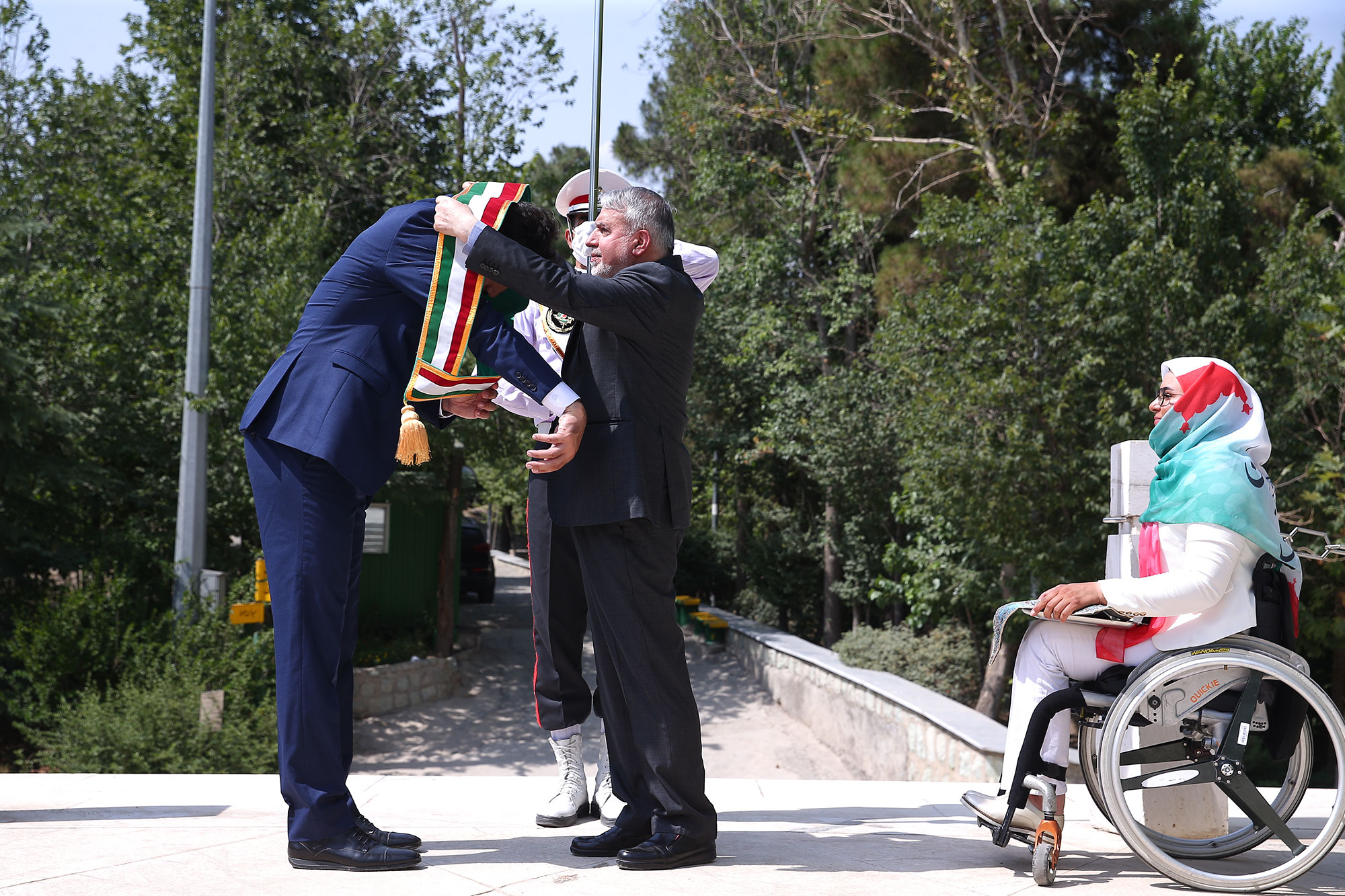 مراسم تحویل پرچم و قرائت سوگندنامه المپیک توکیو 4