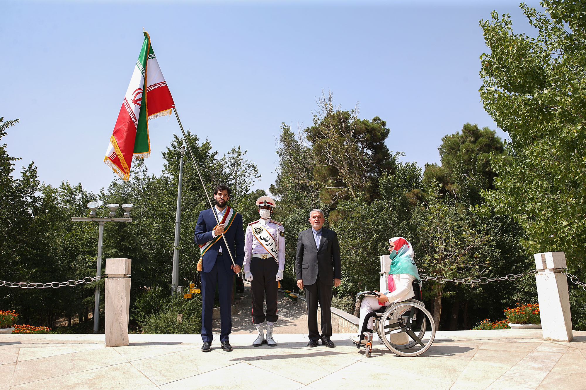 مراسم تحویل پرچم و قرائت سوگندنامه المپیک توکیو 6