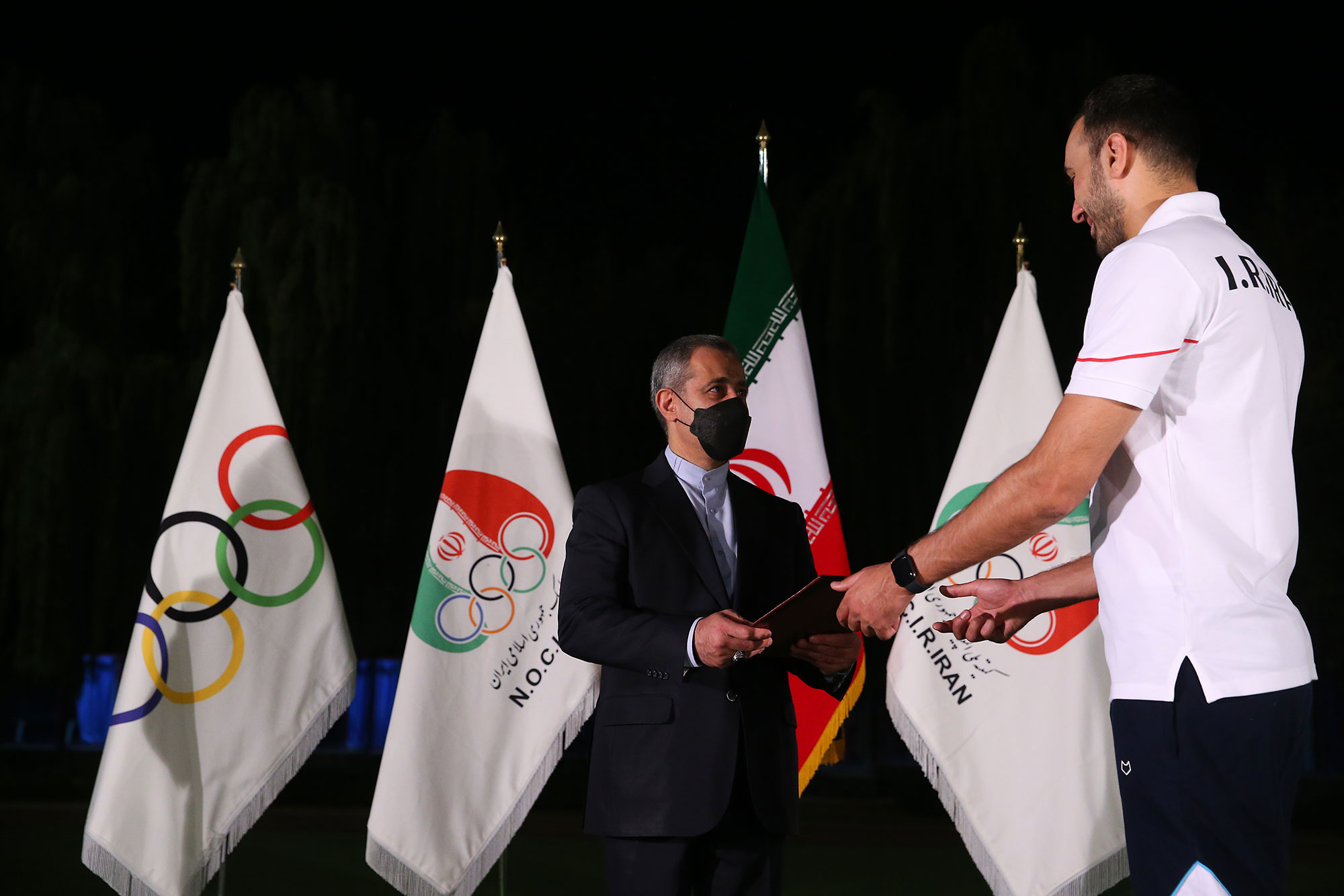 مراسم تحویل پرچم و قرائت سوگندنامه المپیک توکیو 10