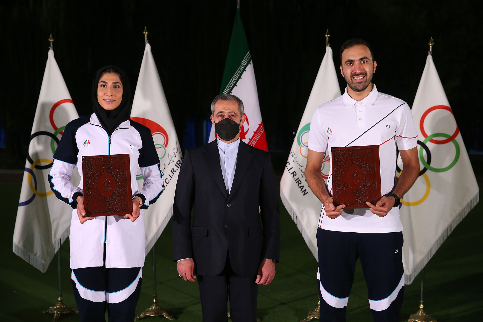 مراسم تحویل پرچم و قرائت سوگندنامه المپیک توکیو 11