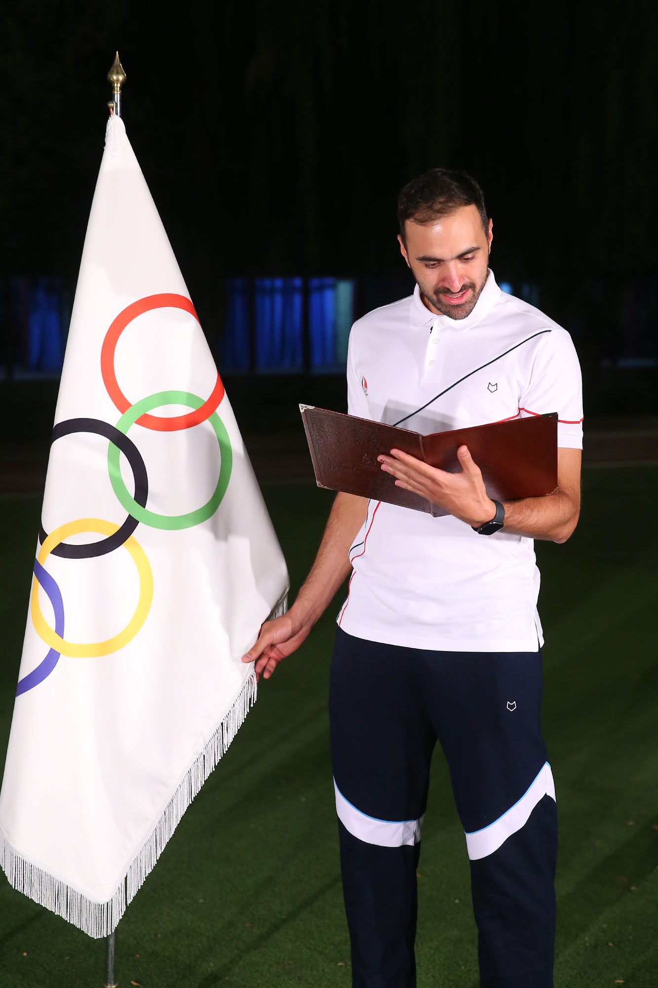 مراسم تحویل پرچم و قرائت سوگندنامه المپیک توکیو 12