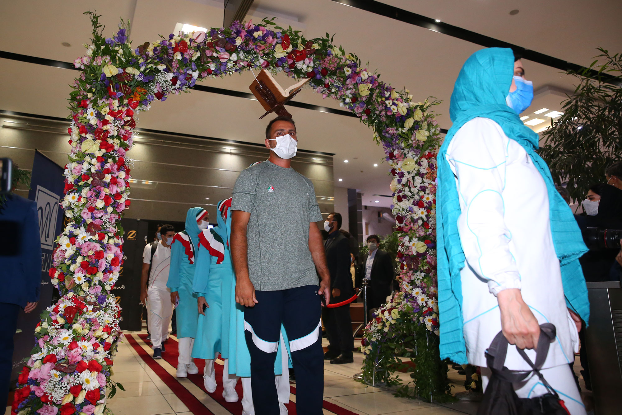 مراسم بدرقه کاروان ورزشی بازیهای المپیک توکیو 2020 19