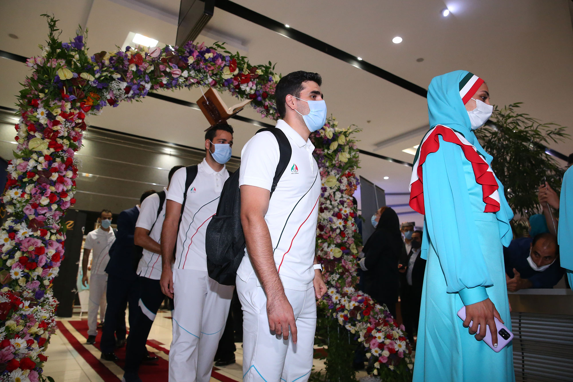 مراسم بدرقه کاروان ورزشی بازیهای المپیک توکیو 2020 21