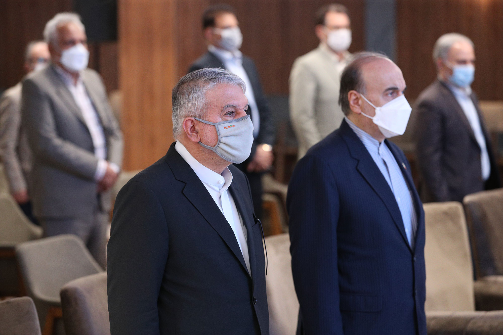 مراسم رونمایی از تمبر و نماد کاروان ورزشی ایران در المپیک توکیو 1