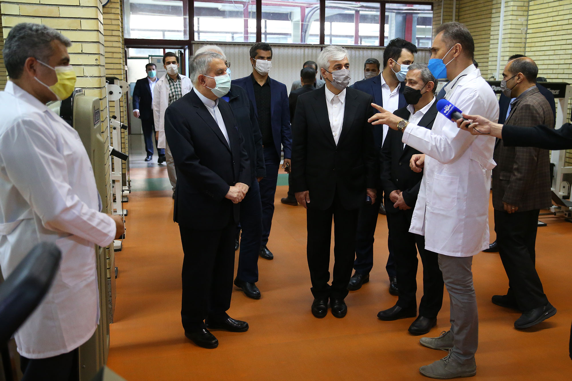 بازدید وزیر ورزش و جوانان از آکادمی ملی المپیک و افتتاح سالن فانکشنال 6