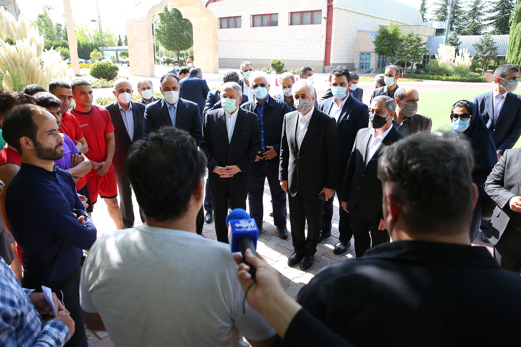 بازدید وزیر ورزش و جوانان از آکادمی ملی المپیک و افتتاح سالن فانکشنال 13