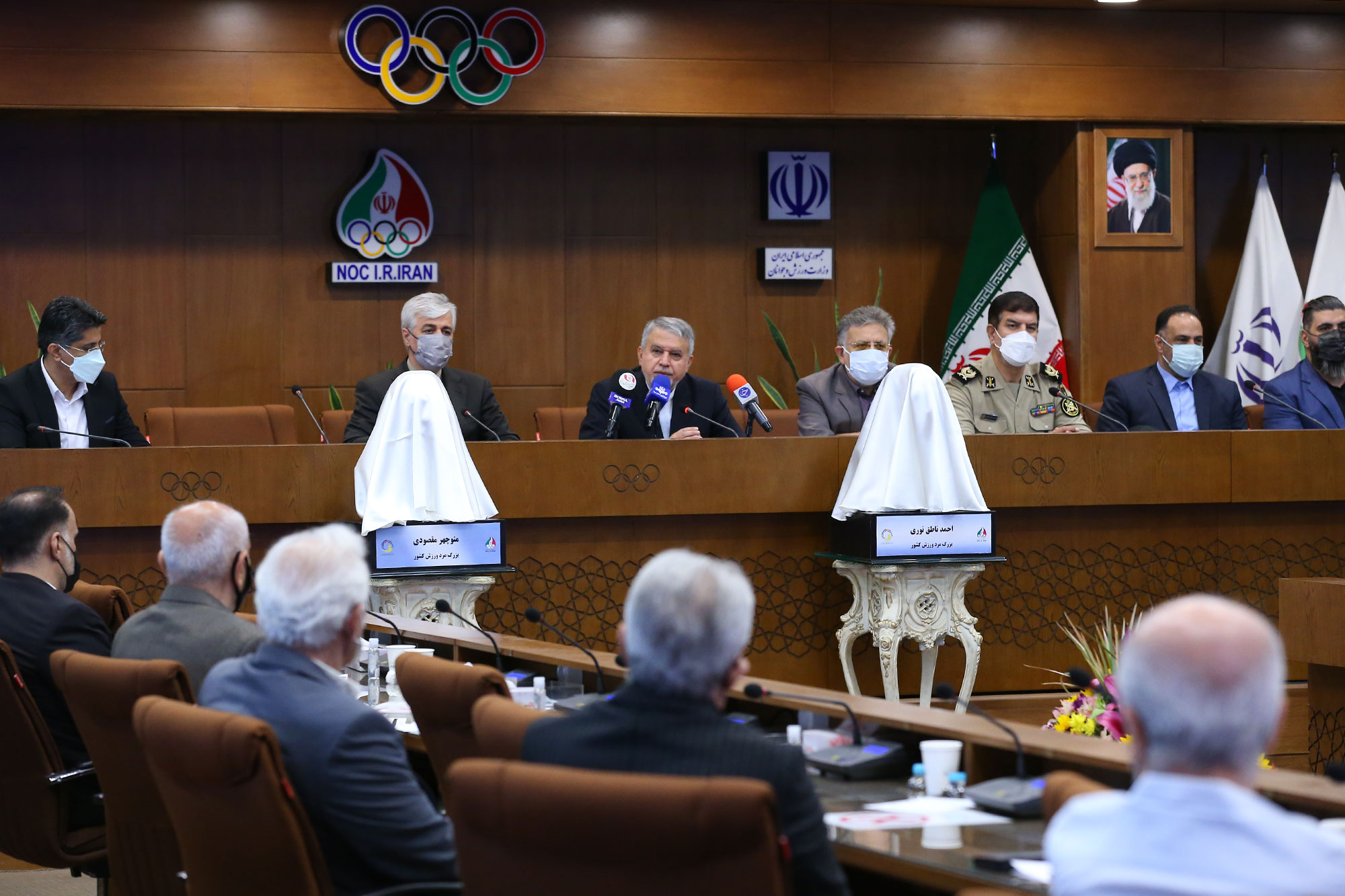 مراسم رونمایی از سردیس نام آوران بوکس کشور 13