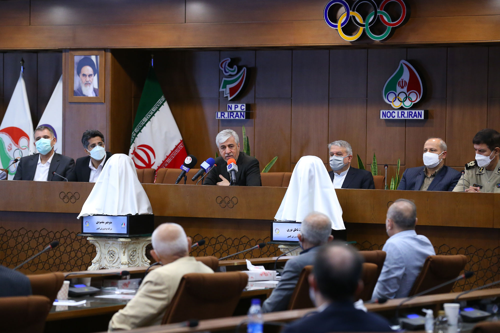 مراسم رونمایی از سردیس نام آوران بوکس کشور 29