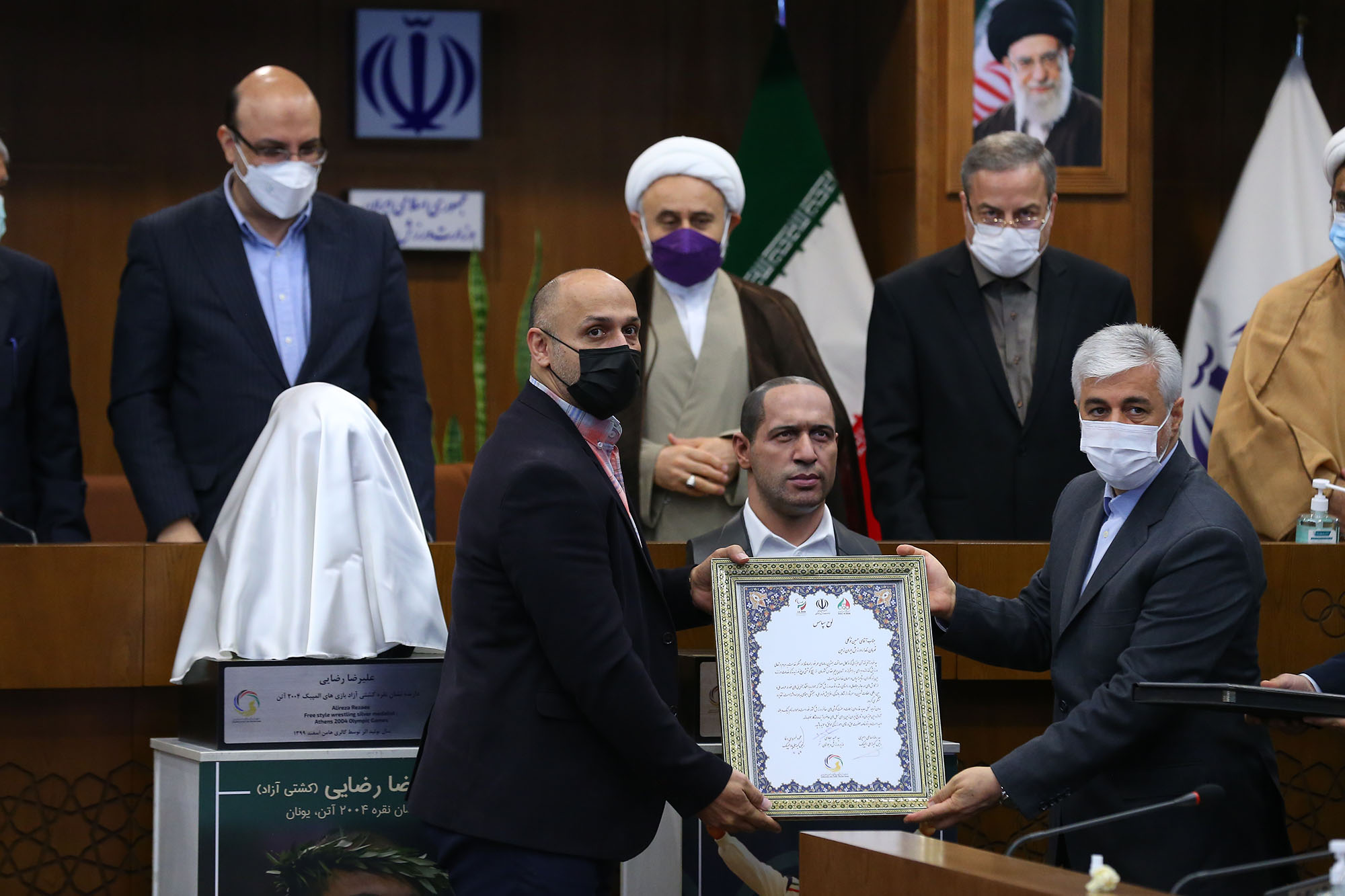 مراسم رونمایی از سردیس قهرمانان ورزش کشور/ 21